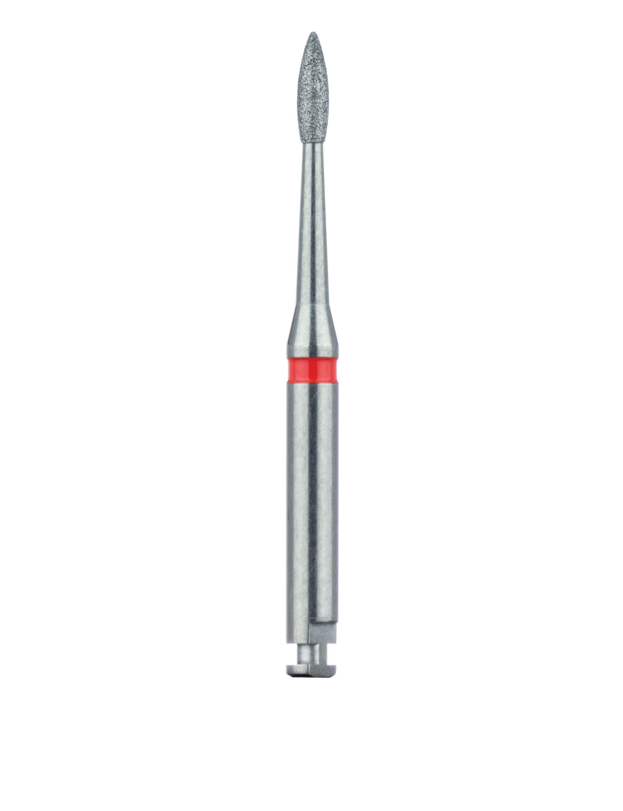Meisinger 830LF-014-RAL Diamond Bur, Fine Grit, Long Pointed Football, Right-Angle Latch, 1.4 mm Diameter, 5/Pack thumbnail 2