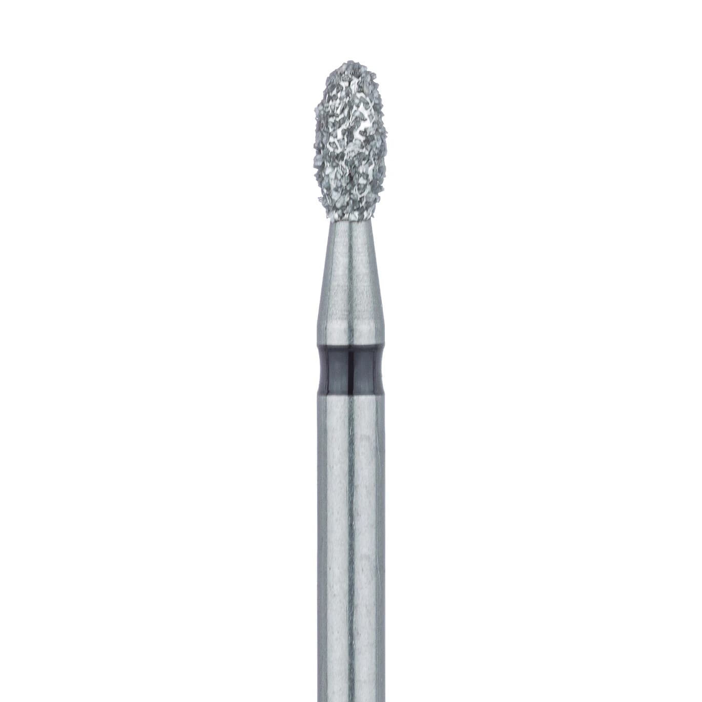 Meisinger Multi-Use Diamond Bur, Friction Grip, Football, 833H, 1.8 mm, Super Coarse, Black, 5/Pk, 833H-018-FG - Multi-Use Diamond Bur, Friction Grip, Football, 833H, 1.8 mm, Super Coarse, Black, 5/Pk, 833H-018-FG - Image 1