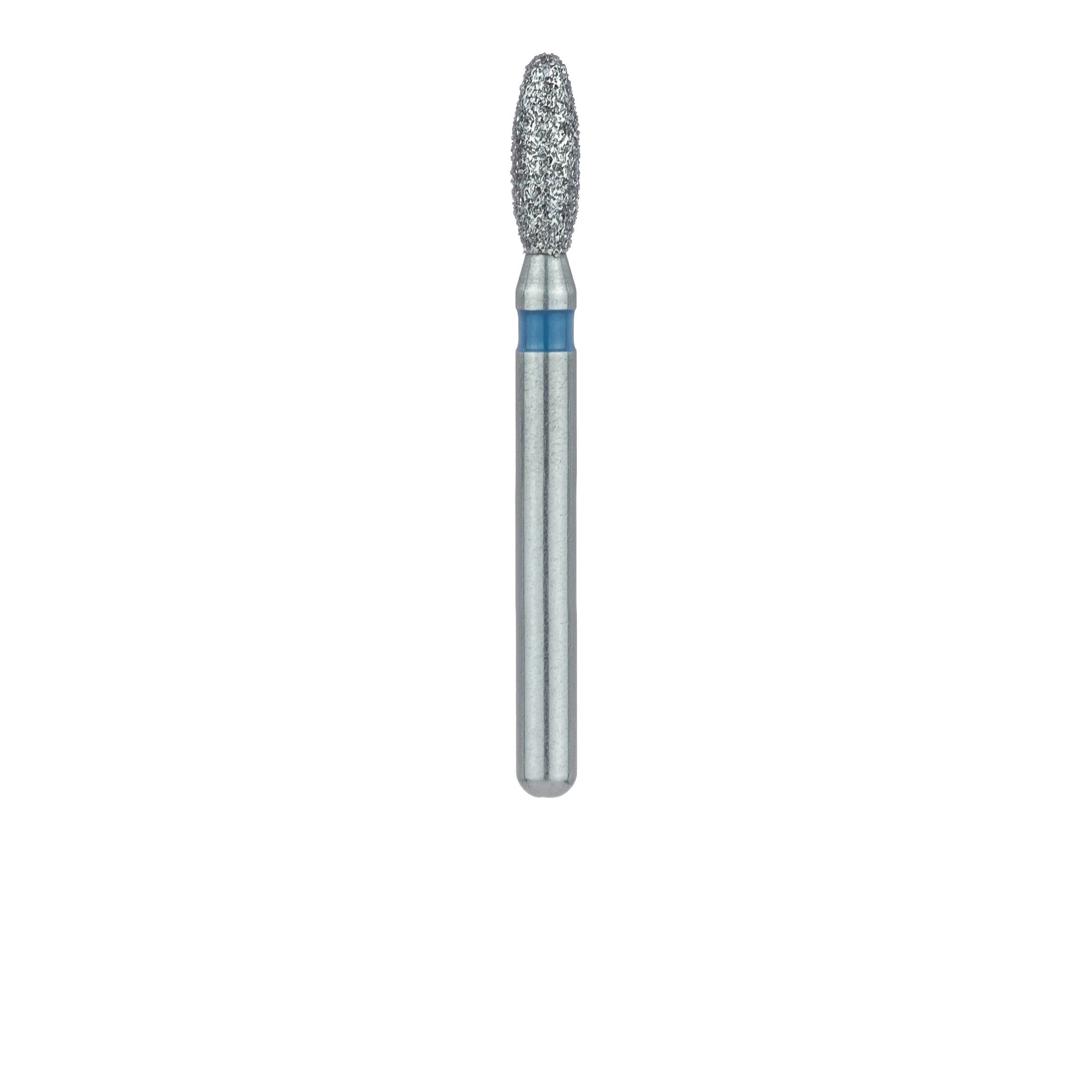 Meisinger Multi-Use Diamond Bur, FG, Long Football, #833L, 1.8 mm, Medium Grit, Blue Ring, 5/Pk, 833L-018-FG thumbnail 2