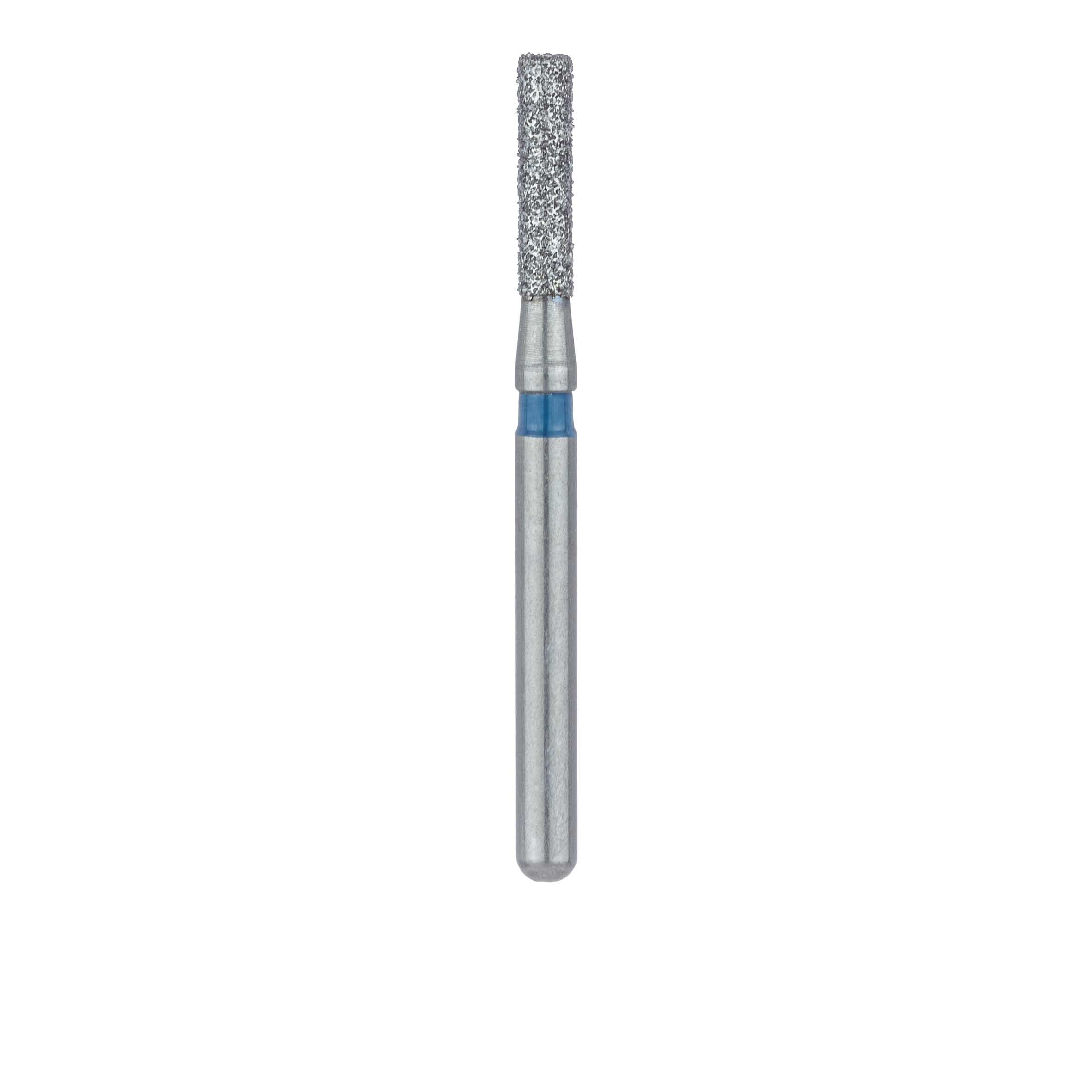 Meisinger Multi-Use Diamond Bur, FG, Long Flat End Cylinder, #837, 1.4 mm, Medium Grit, Blue, 5/Pk, 837-014-FG thumbnail 2