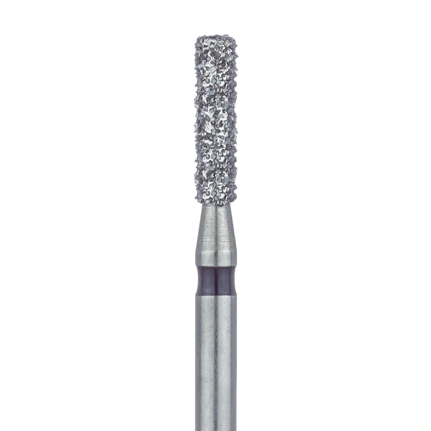 Meisinger 837H-016-FG Diamond Bur, Super Coarse (Black), Cylinder, Flat End, Friction Grip, 1.6 mm Head Diameter, 6.0 mm Head Length, 5/Pkg - Diamond Instruments – FG, Super Coarse, Black, Cylinder, Flat End, 5/Pkg - 837H-016-FG, 1.6 mm Head Diameter, 6.0 mm Head Length - Image 1