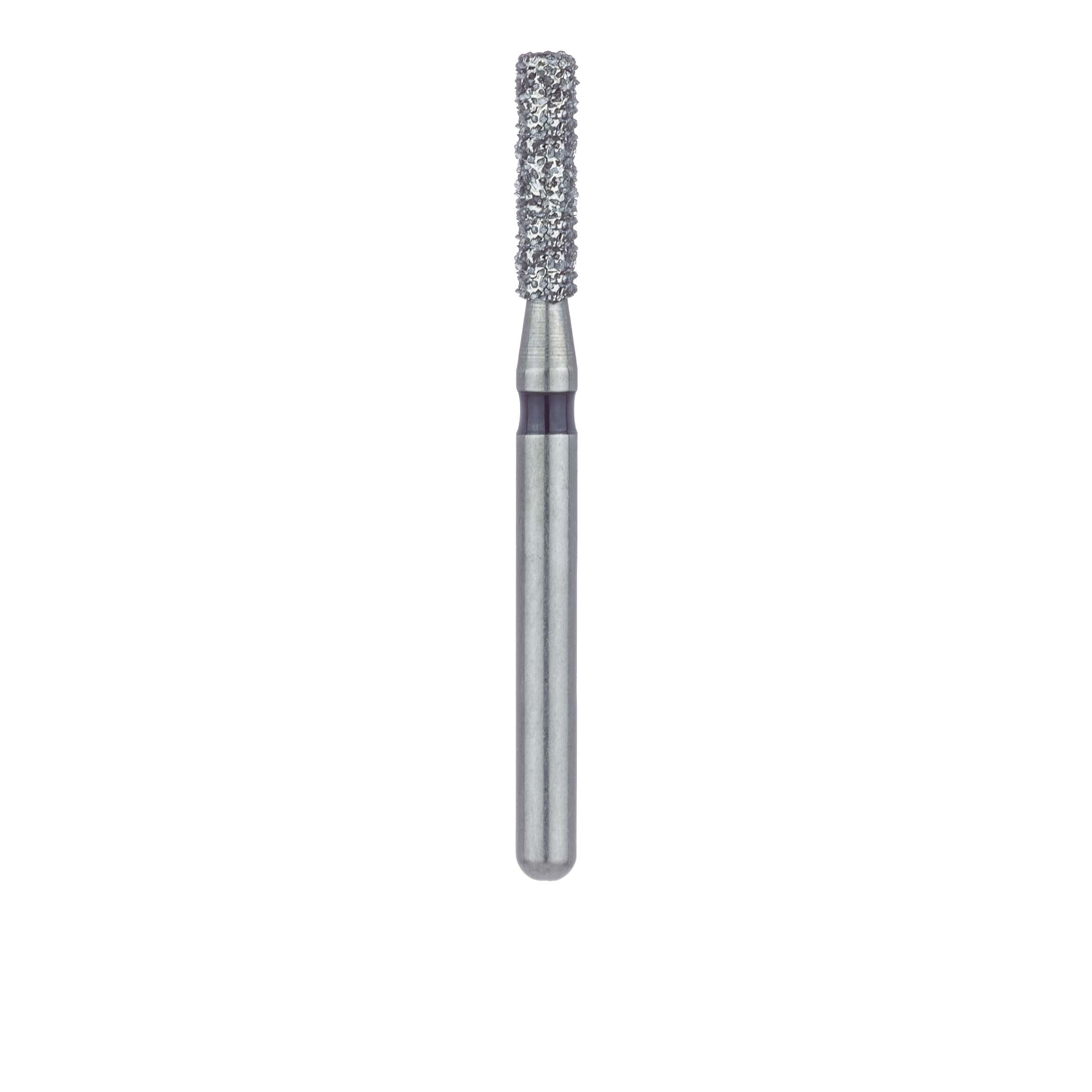Meisinger 837H-016-FG Diamond Bur, Super Coarse (Black), Cylinder, Flat End, Friction Grip, 1.6 mm Head Diameter, 6.0 mm Head Length, 5/Pkg thumbnail 2