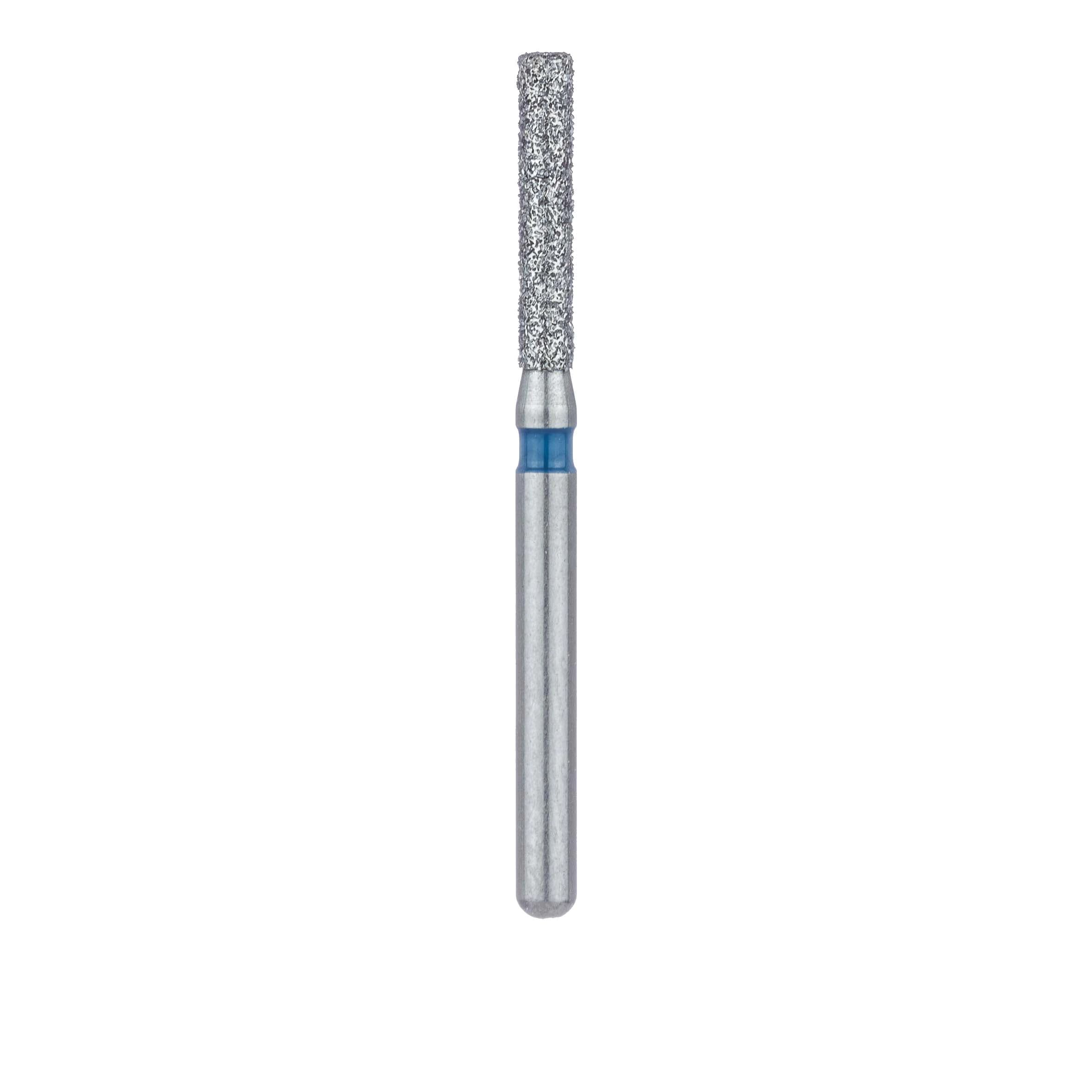 Meisinger Multi-Use Diamond Bur, FG, Long Cylinder, Flat End, #837L, 1.4 mm, Medium Grit, Blue Ring, 5/Pk, 837L-014-FG thumbnail 2