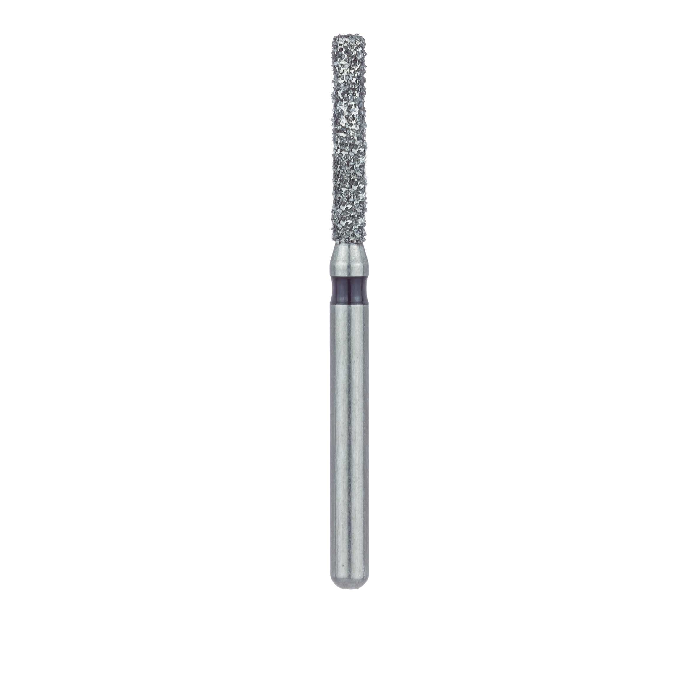 Meisinger 837LH-014-FG Diamond Bur, FG, Super Coarse, Black, Long Cylinder, Flat End, 1.4 mm Head Diameter, 8.0 mm Head Length, 5/Pkg thumbnail 2