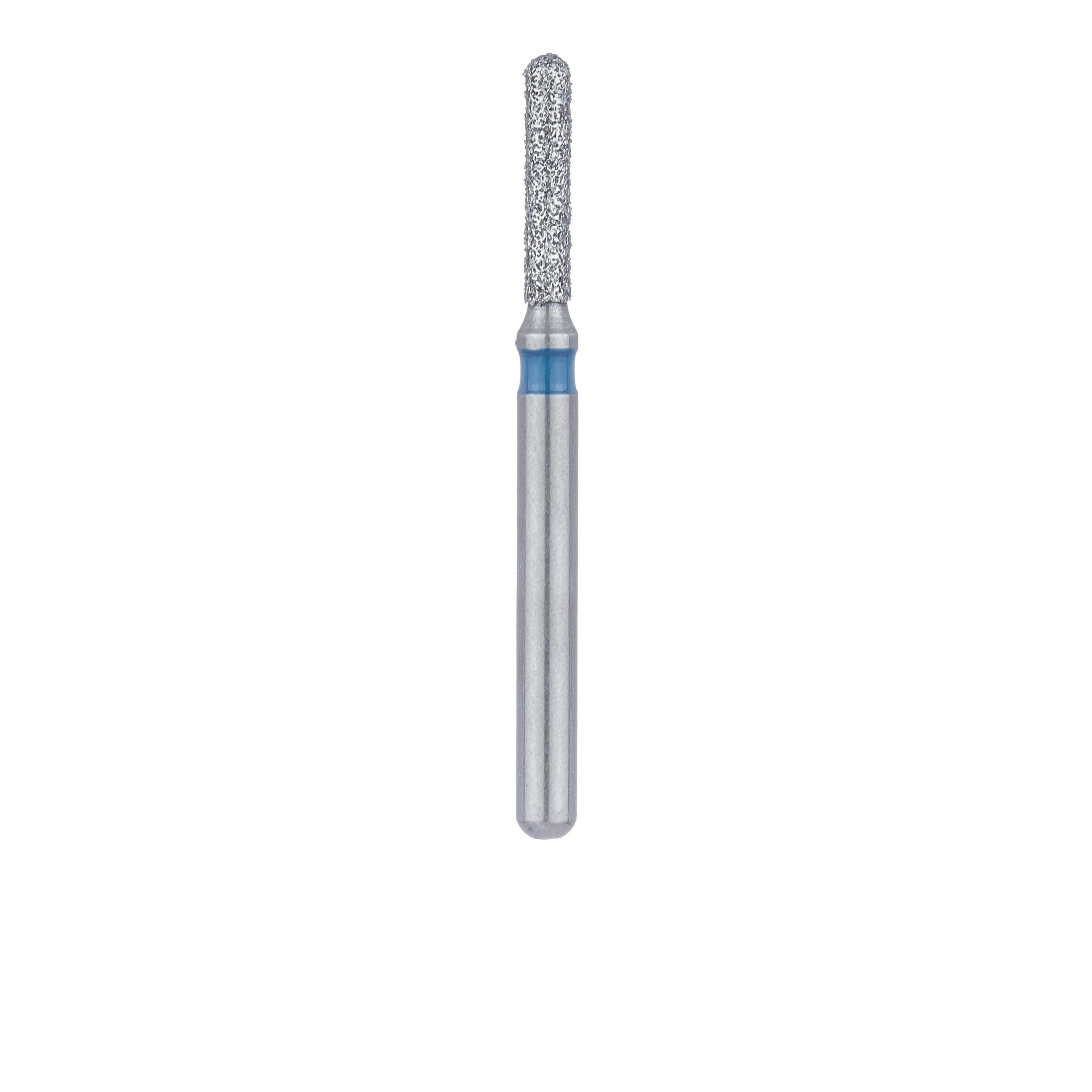 Meisinger 838L-012-FG Medium Diamond Bur, Long Round End Cylinder, Friction Grip, 1.2 mm Diameter, 5/Pack thumbnail 2