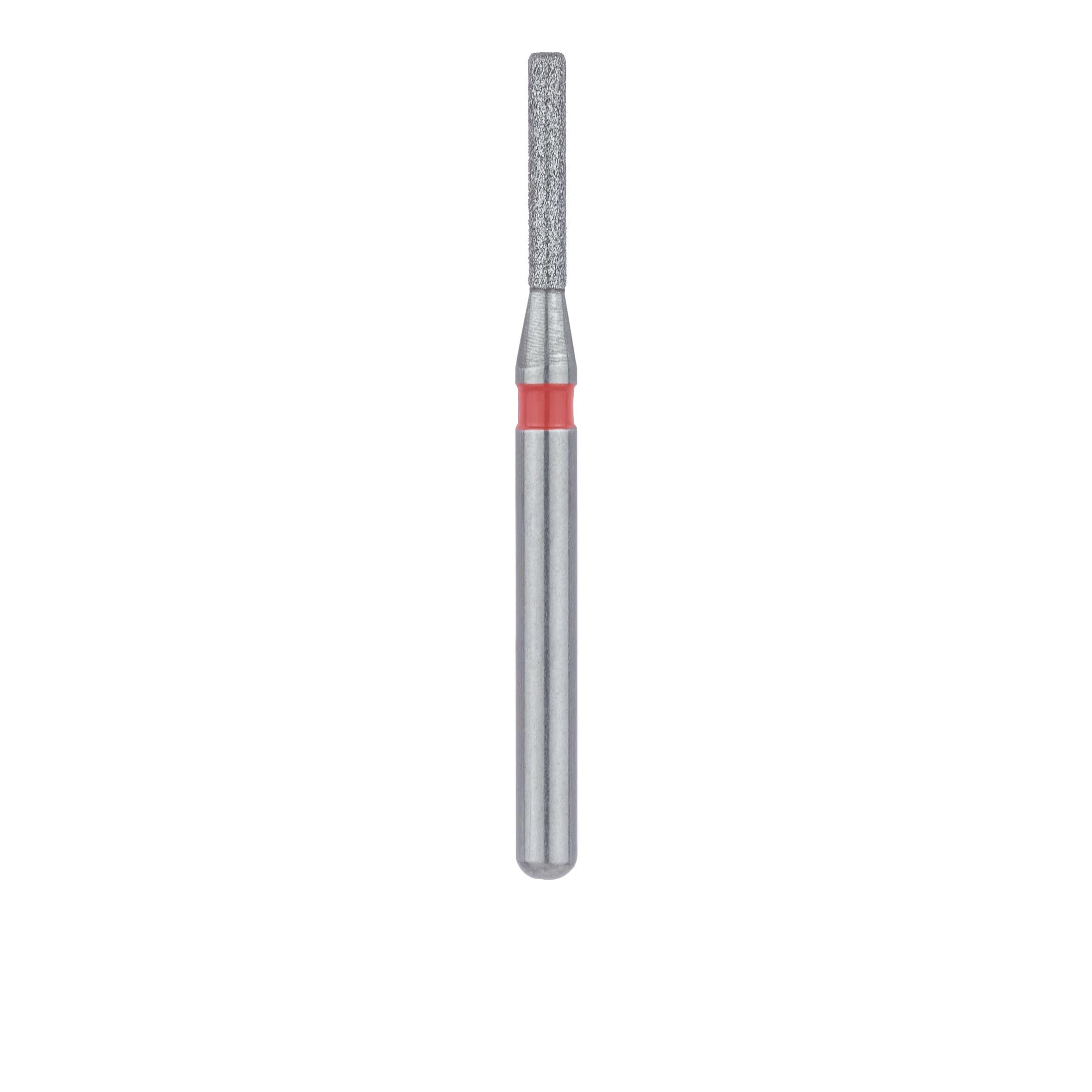 Meisinger 841F-010-FG Fine Diamond Bur, Round Edge Long Cylinder, Friction Grip, 1.0 mm, 5/Pk thumbnail 2