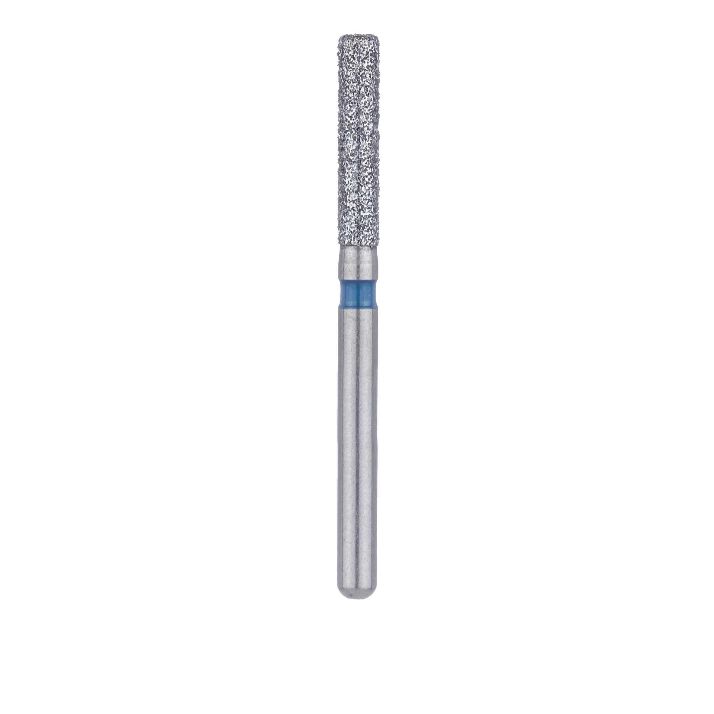 Meisinger 842-016-FG Multi-Use Diamond Bur, Round Edge Extra Long Cylinder, Medium Grit (Blue), 1.6 mm Diameter, 8 mm Working Length, Friction Grip, 5/Pack thumbnail 2
