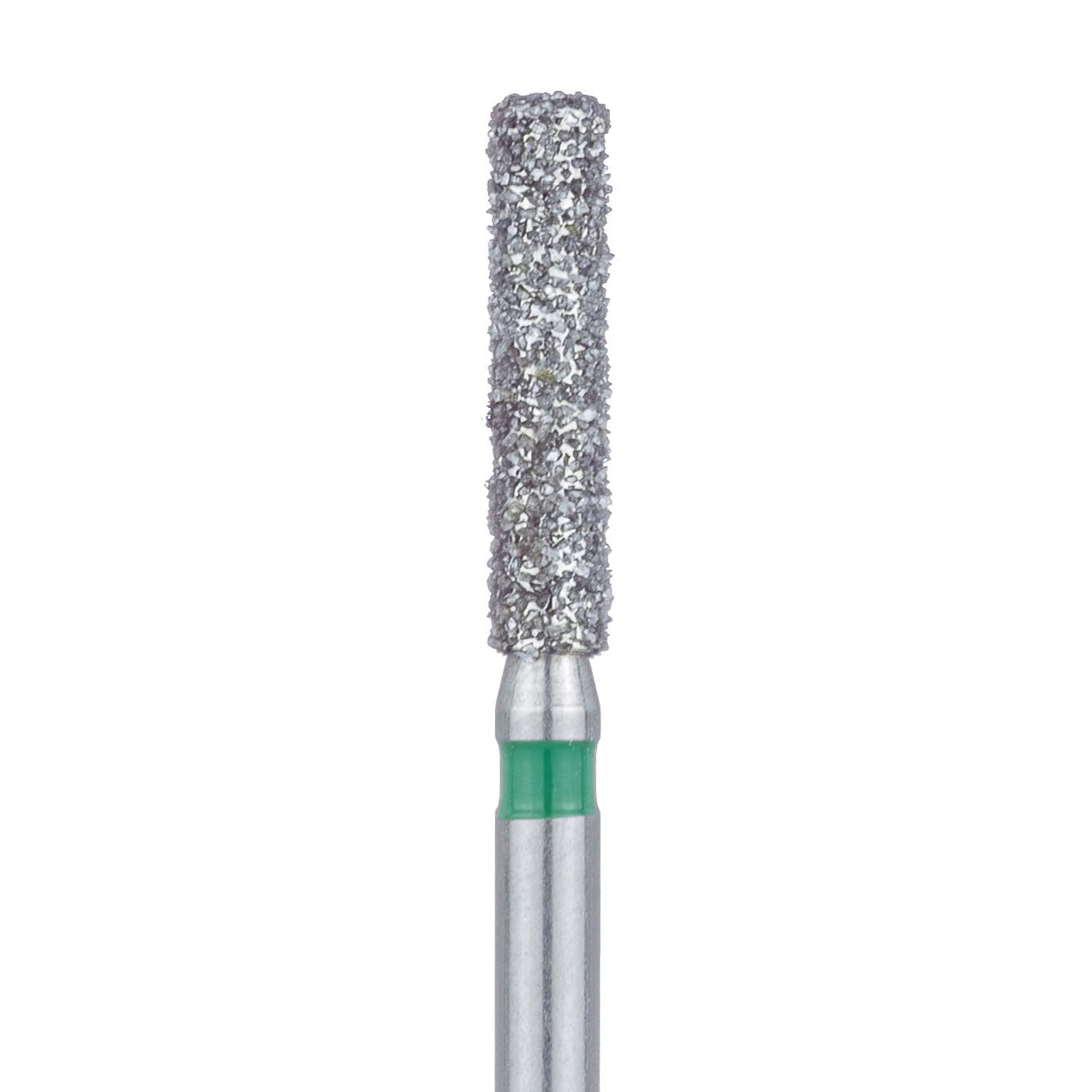 Meisinger 842G-018-FG Diamond Bur, Coarse, Round Edge Cylinder, Friction Grip, 1.8 mm Diameter, 8.0 mm Length, 5/Pk - Meisinger Diamonds 842G-018-FG Coarse 5/Pk - Image 1