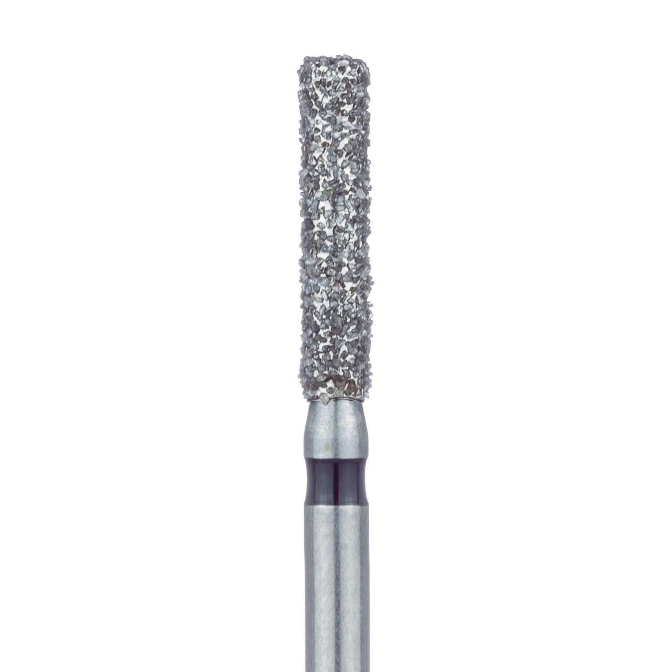 Meisinger 842H-018-FG Diamond Bur, FG, Super Coarse, Black, Cylinder, Round End, 1.8 mm Head Diameter, 8.0 mm Head Length, 5/Pkg - Diamond Instruments – FG, Super Coarse, Black, Cylinder, Round End, 5/Pkg - 842H-018-FG, 1.8 mm Head Diameter, 8.0 mm Head Length - Image 1