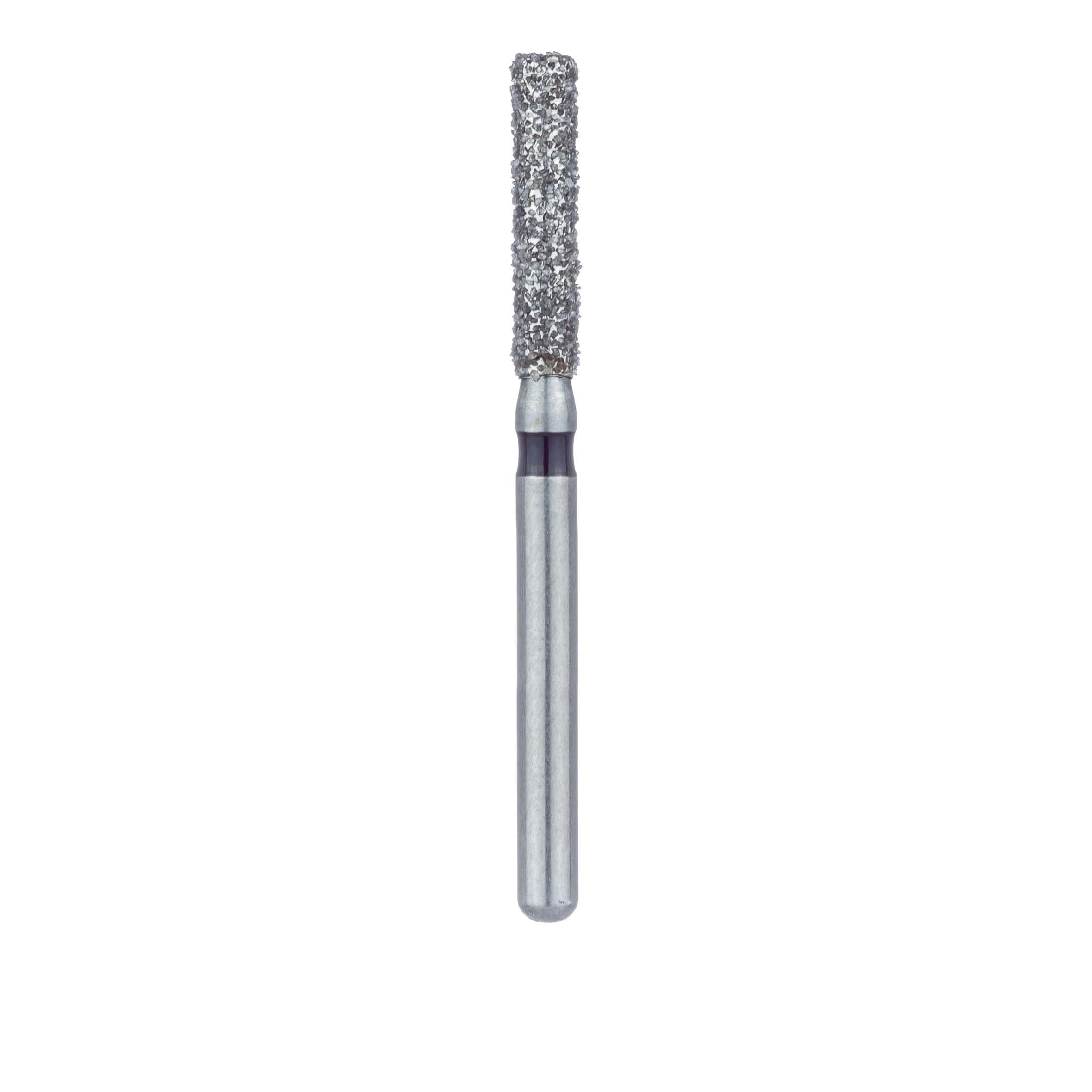 Meisinger 842H-018-FG Diamond Bur, FG, Super Coarse, Black, Cylinder, Round End, 1.8 mm Head Diameter, 8.0 mm Head Length, 5/Pkg thumbnail 2