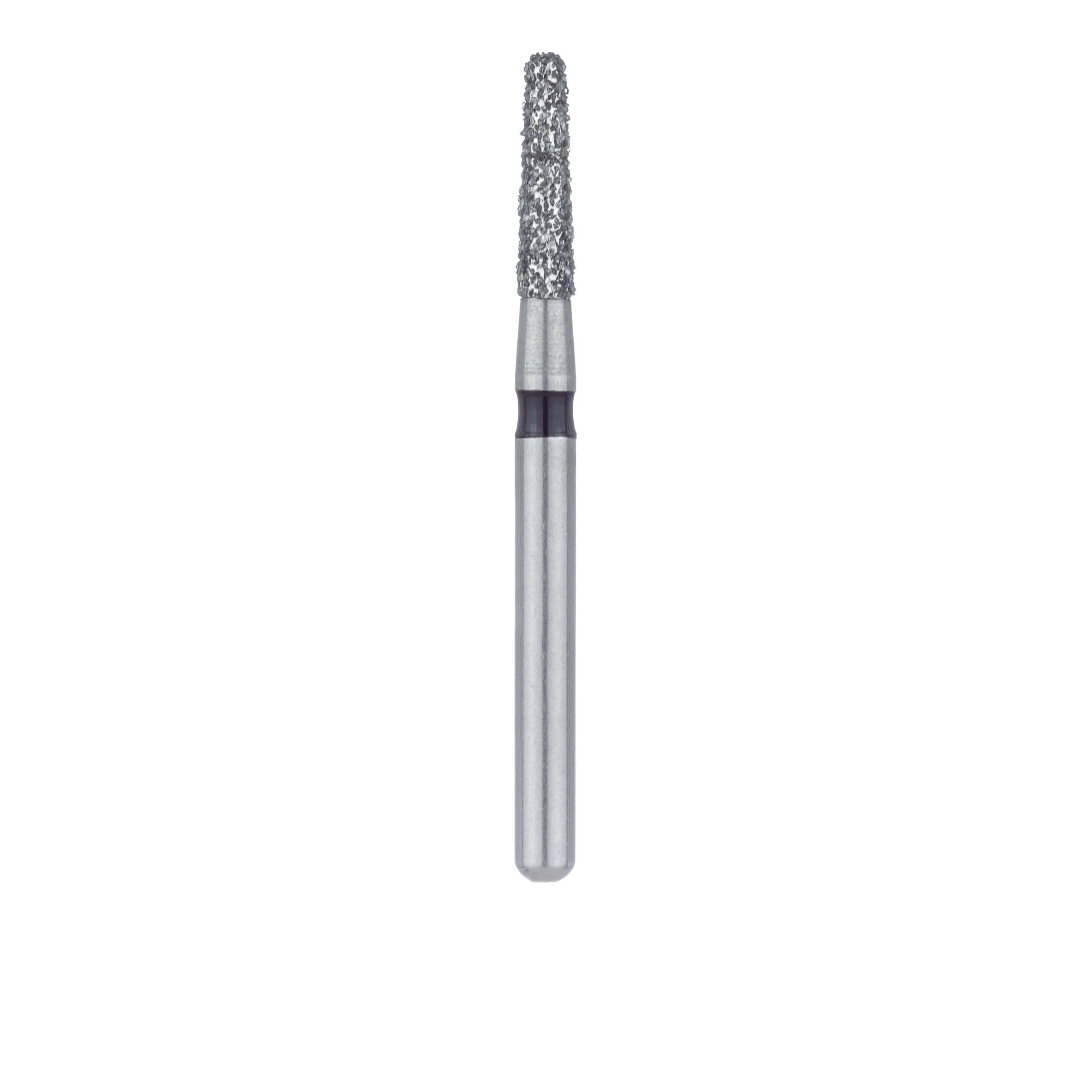 Meisinger 846RH-016 FG Diamond Bur, Super Coarse (Black), Tapered Round Edge, 1.6 mm Head, 5/Pack thumbnail 2