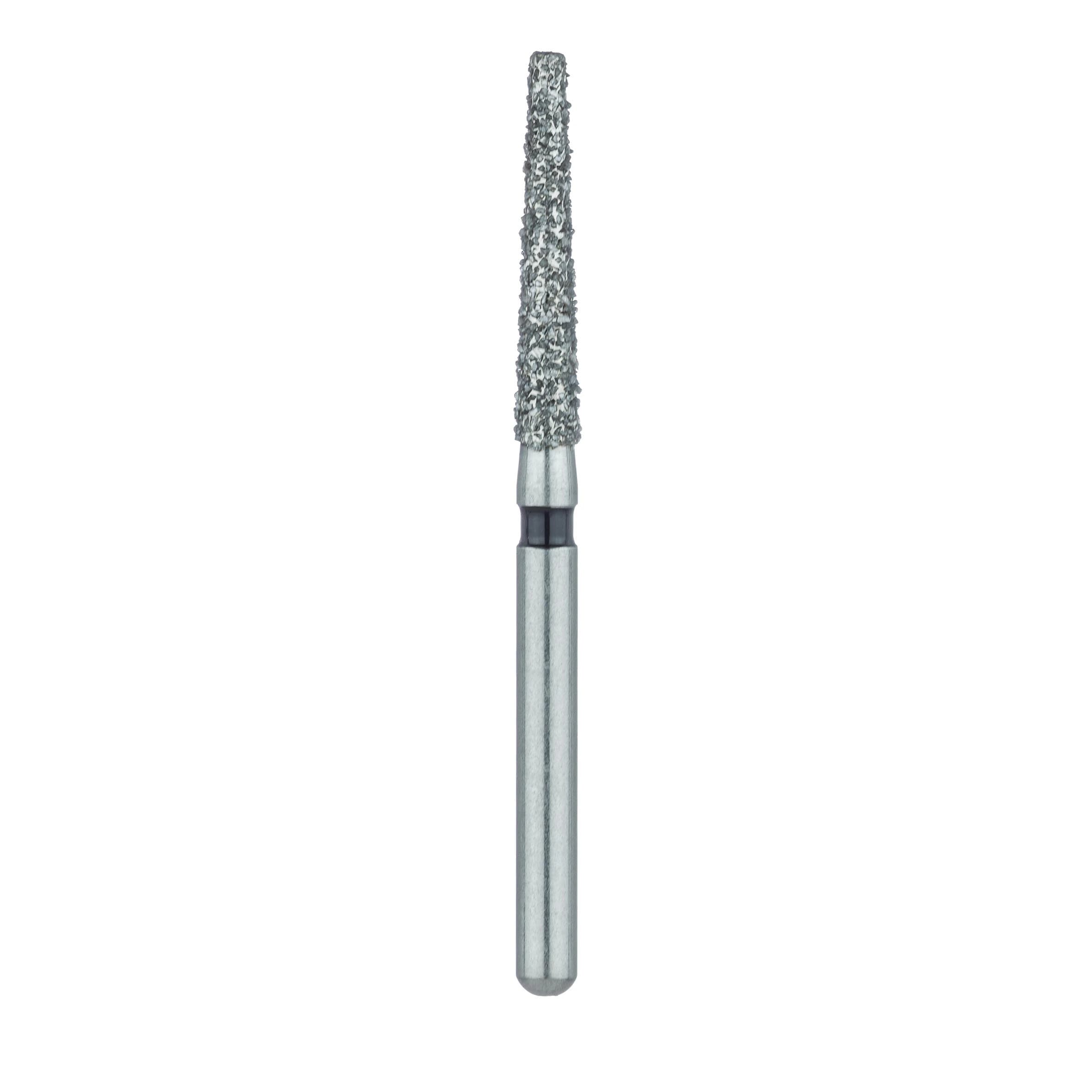 Meisinger Multi-Use Diamond Bur, Friction Grip, Flat End Taper, 848H, 1.8 mm, Super Coarse, Black, 5/Pk, 848H-018-FG thumbnail 2