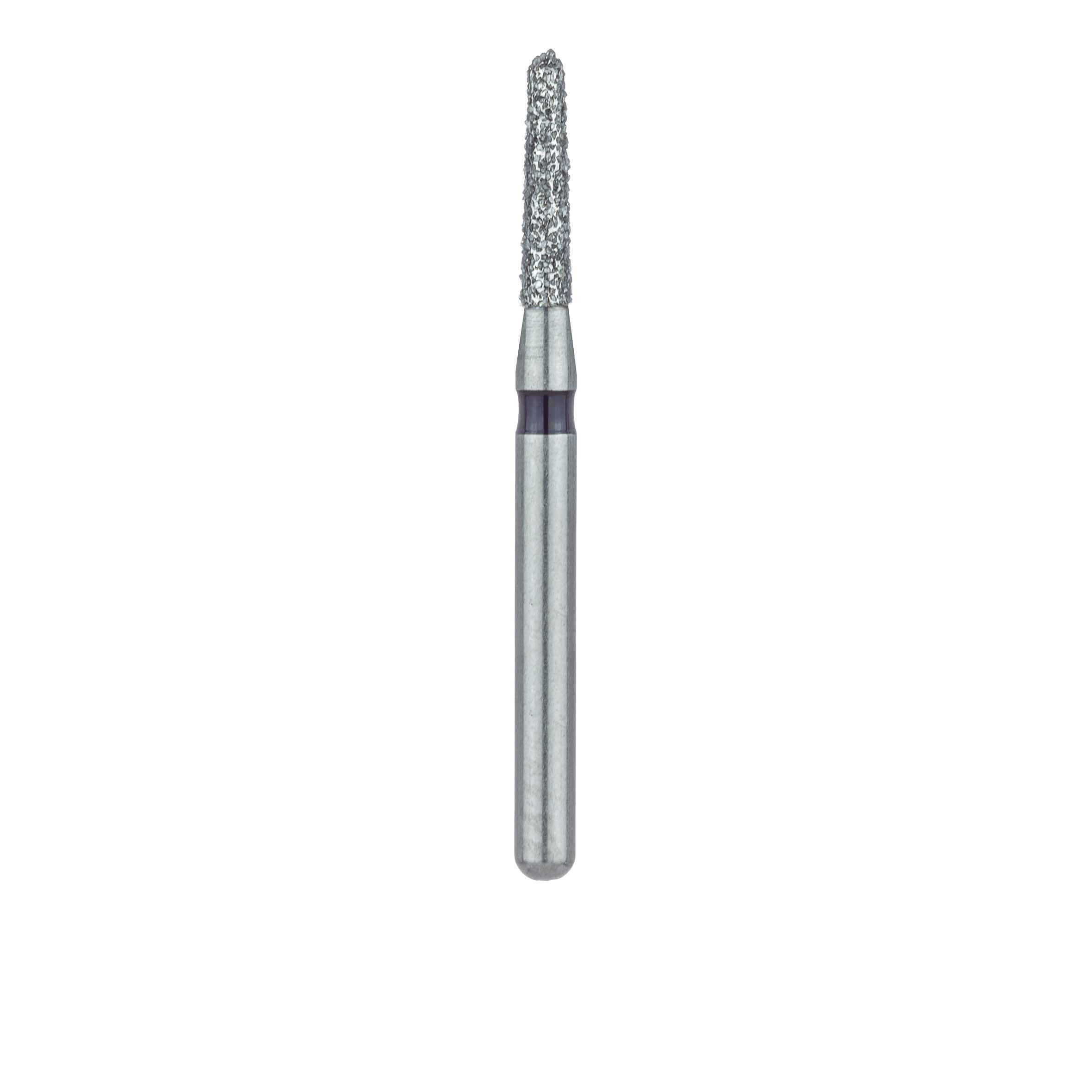 Meisinger 849H-014-FG Diamond Bur, Super Coarse (Black), Round End Tapered (Cone), Friction Grip, 1.4 mm Head Diameter, 6.0 mm Head Length, 5/Pkg thumbnail 2