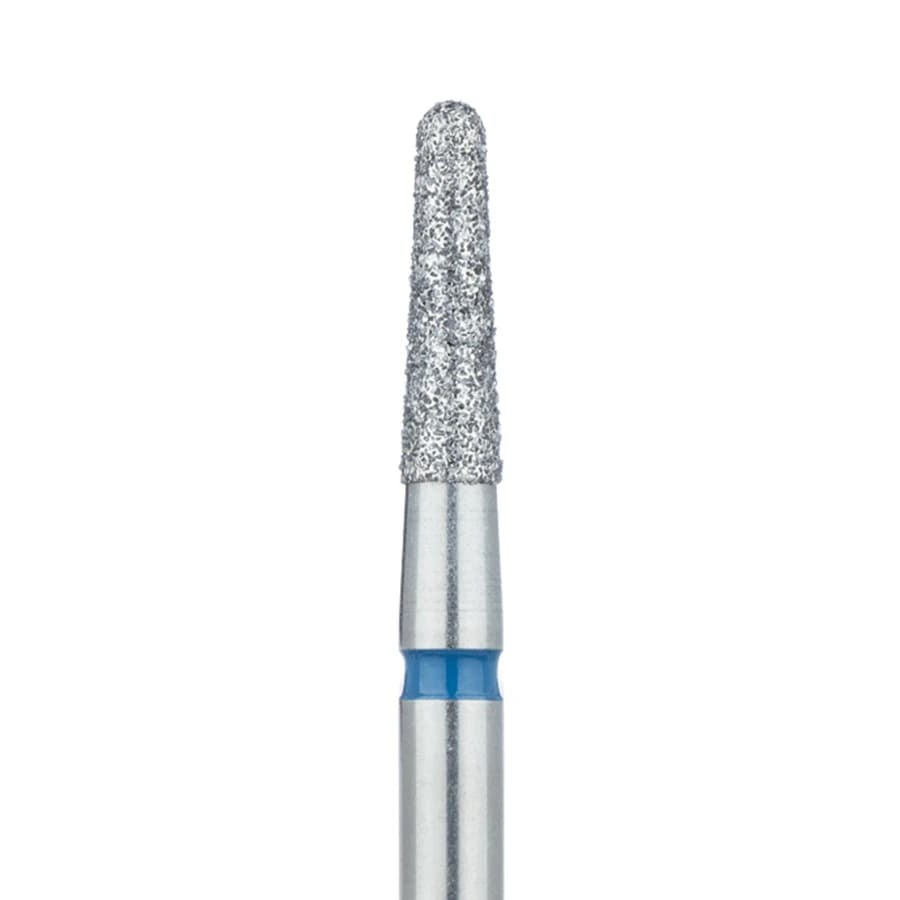 Meisinger 850-023-HP Diamond Bur, Round End Tapered, Medium Grit, 2.3 mm Diameter, HP Shank, 5/Pk - Meisinger Diamonds 850-023-HP Medium 5/Pk - Image 1