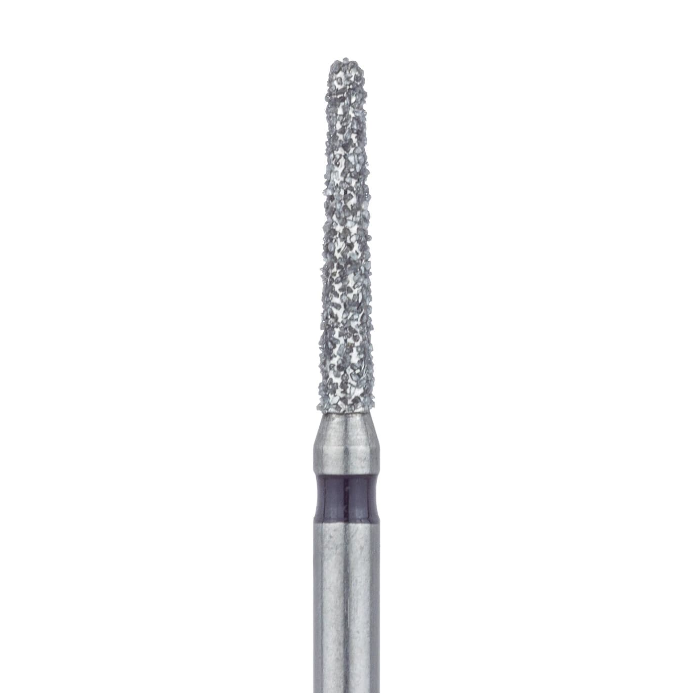 Meisinger 850H-014-SS Diamond Bur, Round End Tapered (Cone), Super Coarse (Black), Friction Grip Short Shank, 1.4 mm Head Diameter, 8.0 mm Head Length, 5/Pack - Diamond Instruments – FGSS, Cone, 5/Pkg - Super Coarse, Black, Round, 850H-014-SS, 1.4 mm Head Diameter, 8.0 mm Head Length - Image 1