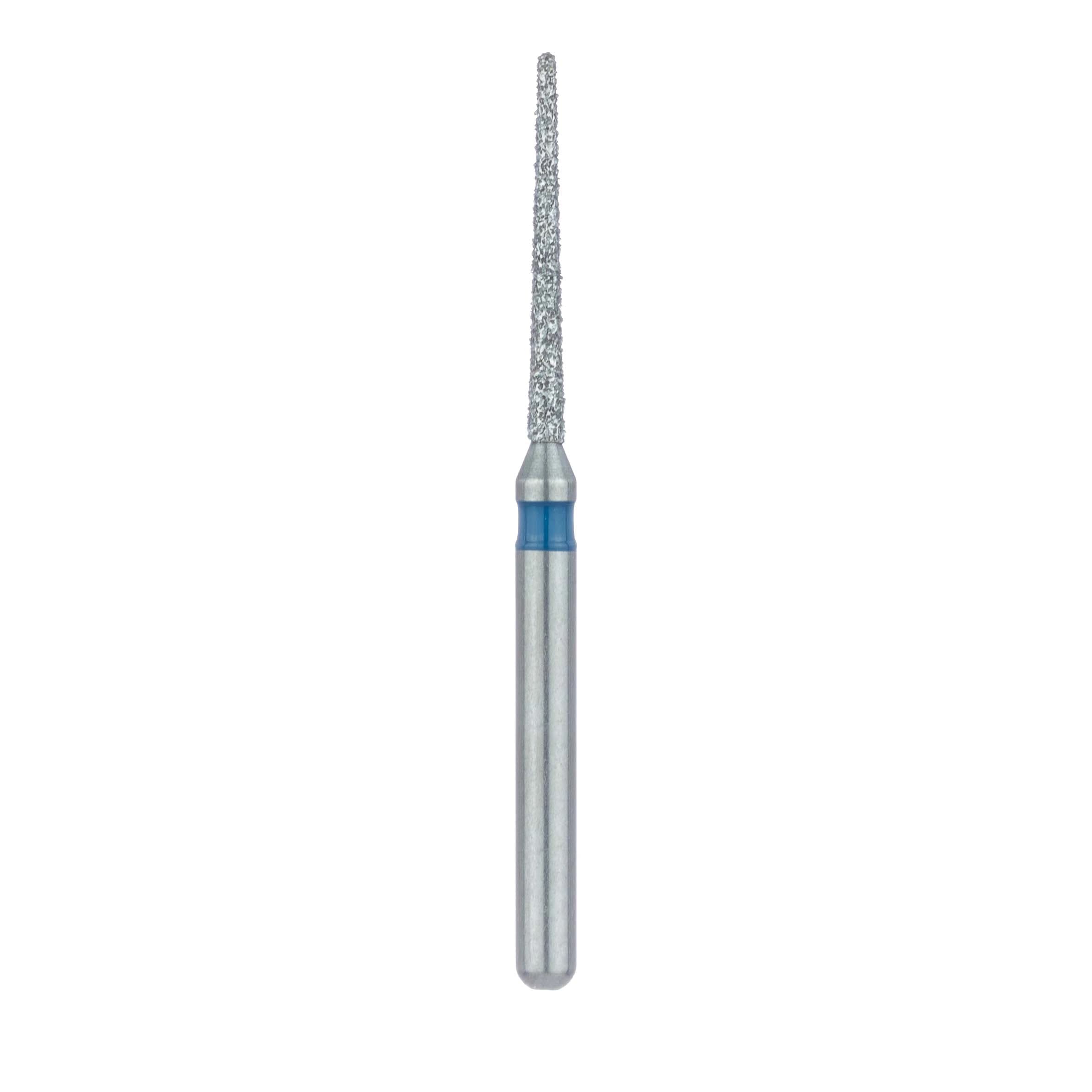 Meisinger Multi-Use Diamond Bur, FG, Long Round End Taper Chamfer, #852, 1.0 mm, Medium, Blue, 5/Pk, 852-010-FG thumbnail 2