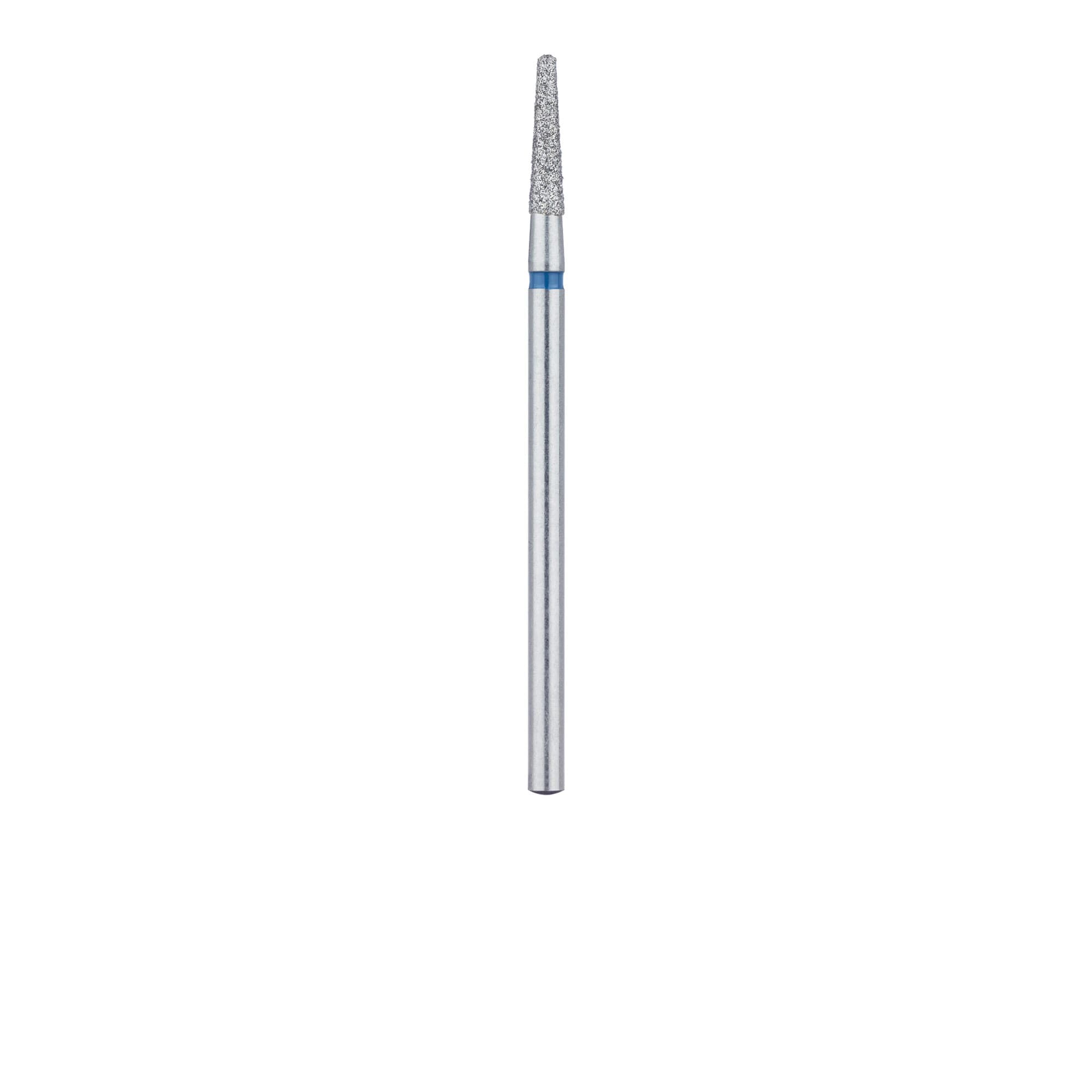 Meisinger 852-023-HP Medium Grit Diamond Bur, Round End Taper (Cone), 2.3 mm Diameter, 10 mm Working Length, HP Shank, 5/Pack thumbnail 2