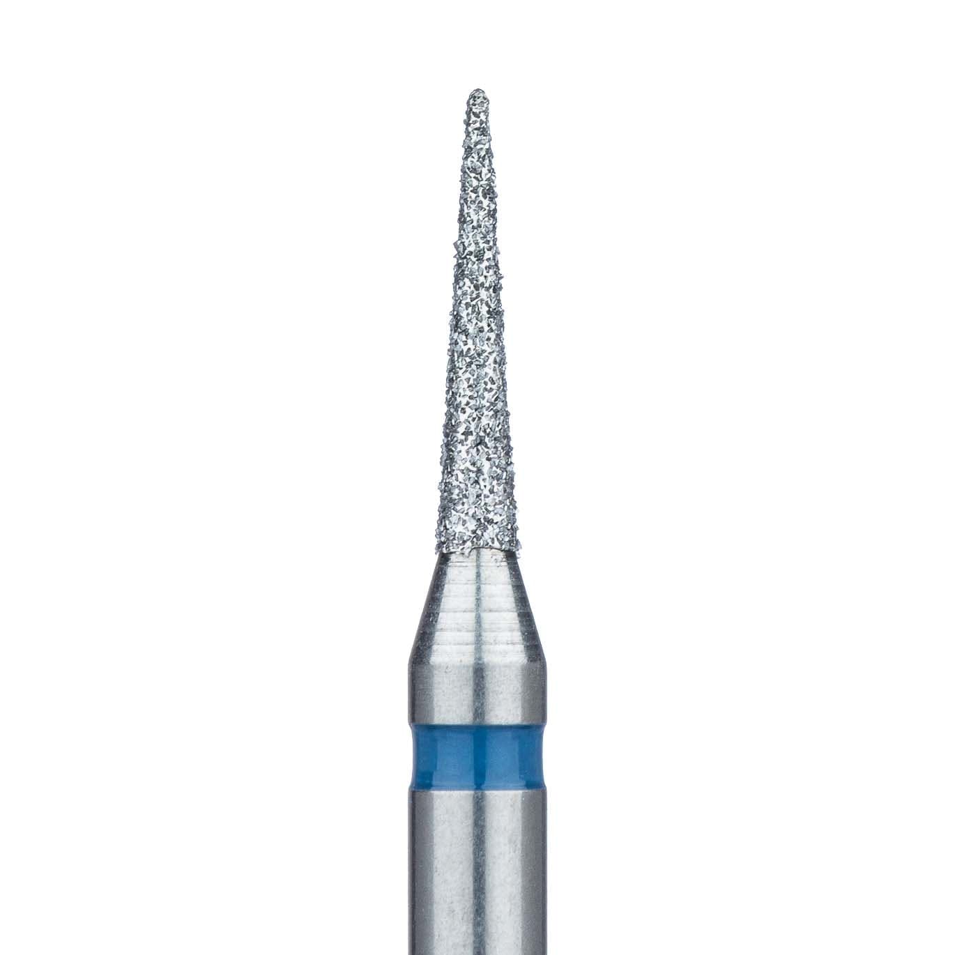 Meisinger Multi-Use Diamond Bur, RA, Needle, #858, 1.4 mm, Medium Grit, Blue, 5/Pk, 858-014-RA - Meisinger Multi-Use Diamond Burs, RA, Needle, # 858, 1.4 mm, Medium, Blue, 5/Pk, 858-014-RA - Image 1