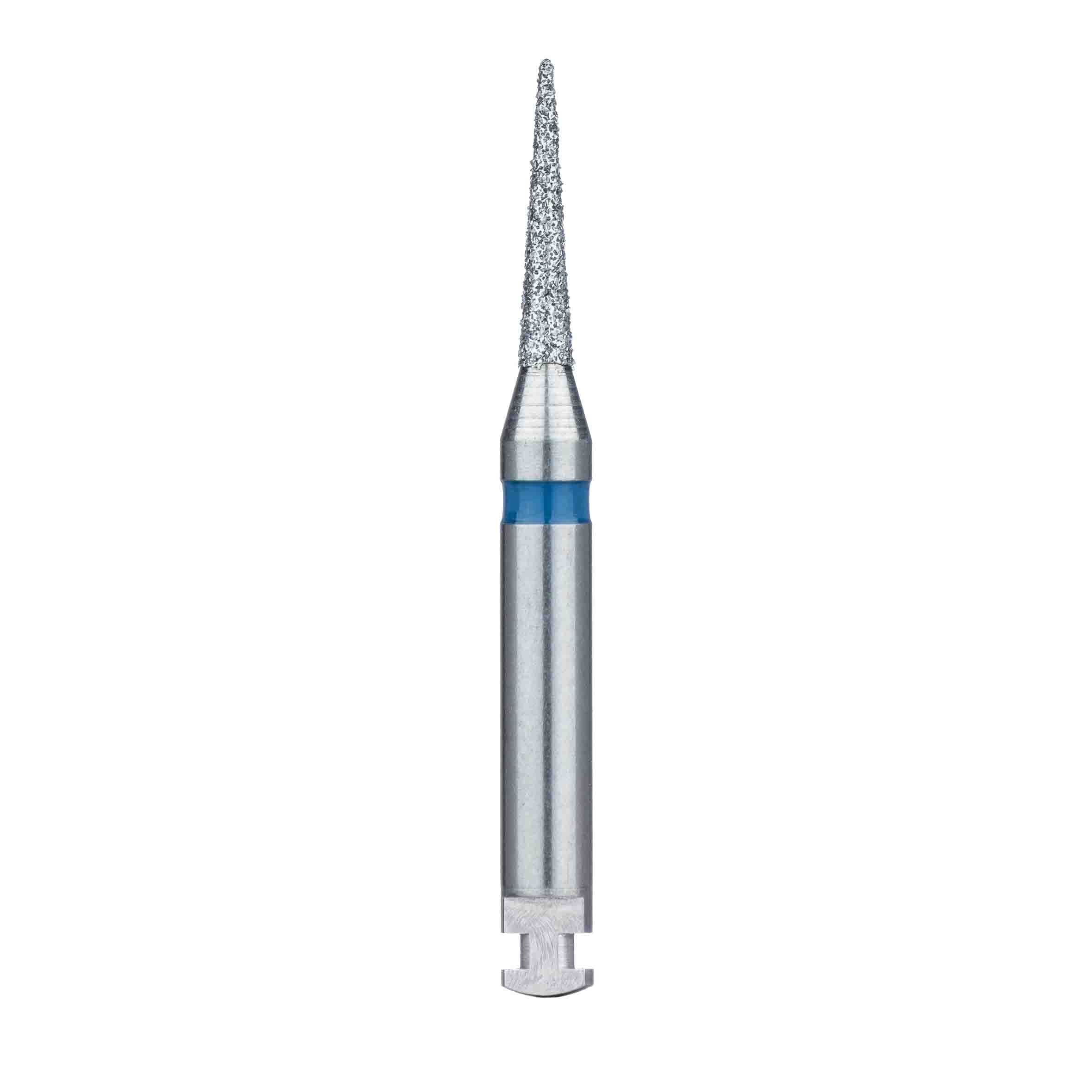 Meisinger Multi-Use Diamond Bur, RA, Needle, #858, 1.4 mm, Medium Grit, Blue, 5/Pk, 858-014-RA thumbnail 2