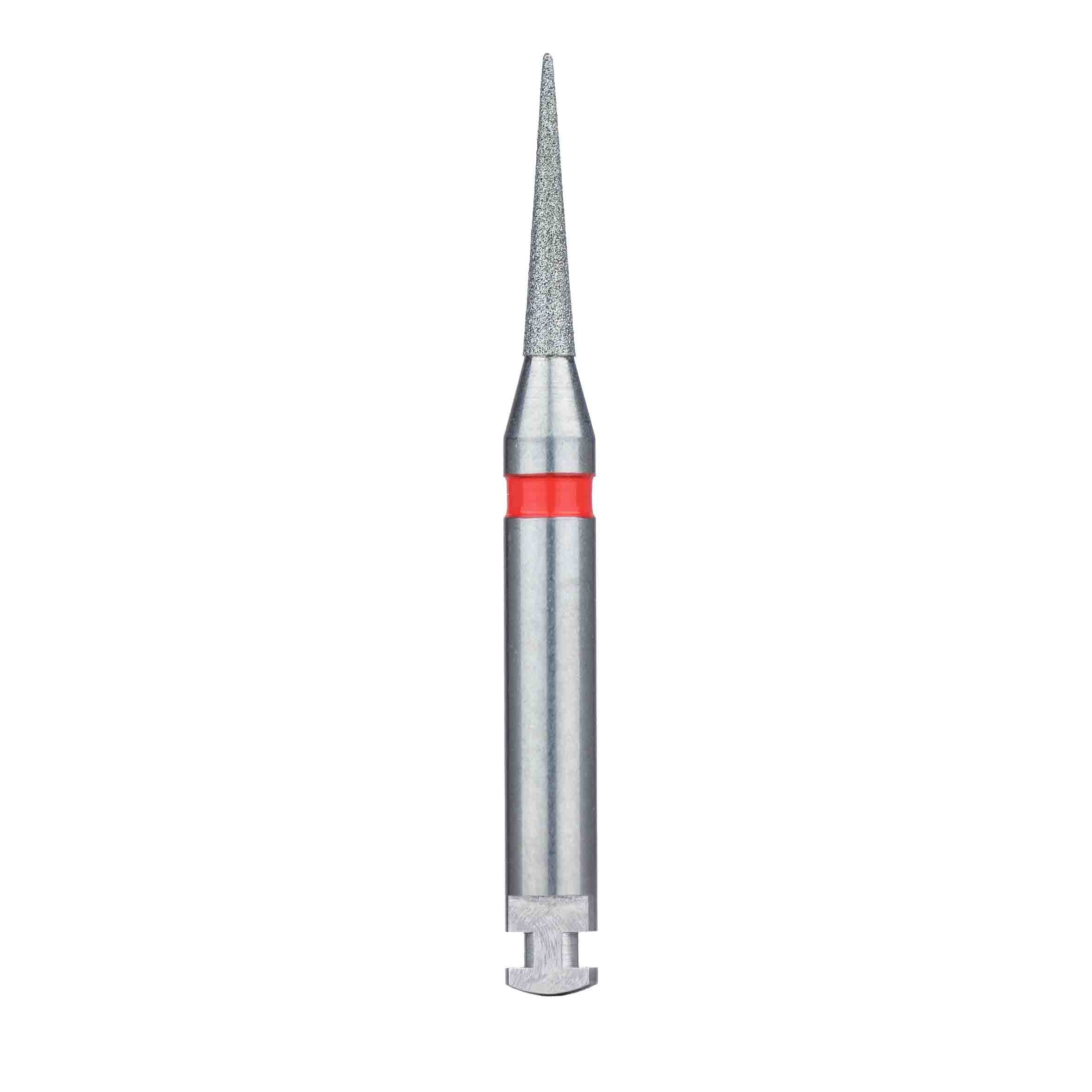 Meisinger 858F-014-RA Fine Diamond Bur, Needle Shape, 1.4 mm, Right Angle, 5/Pk thumbnail 2
