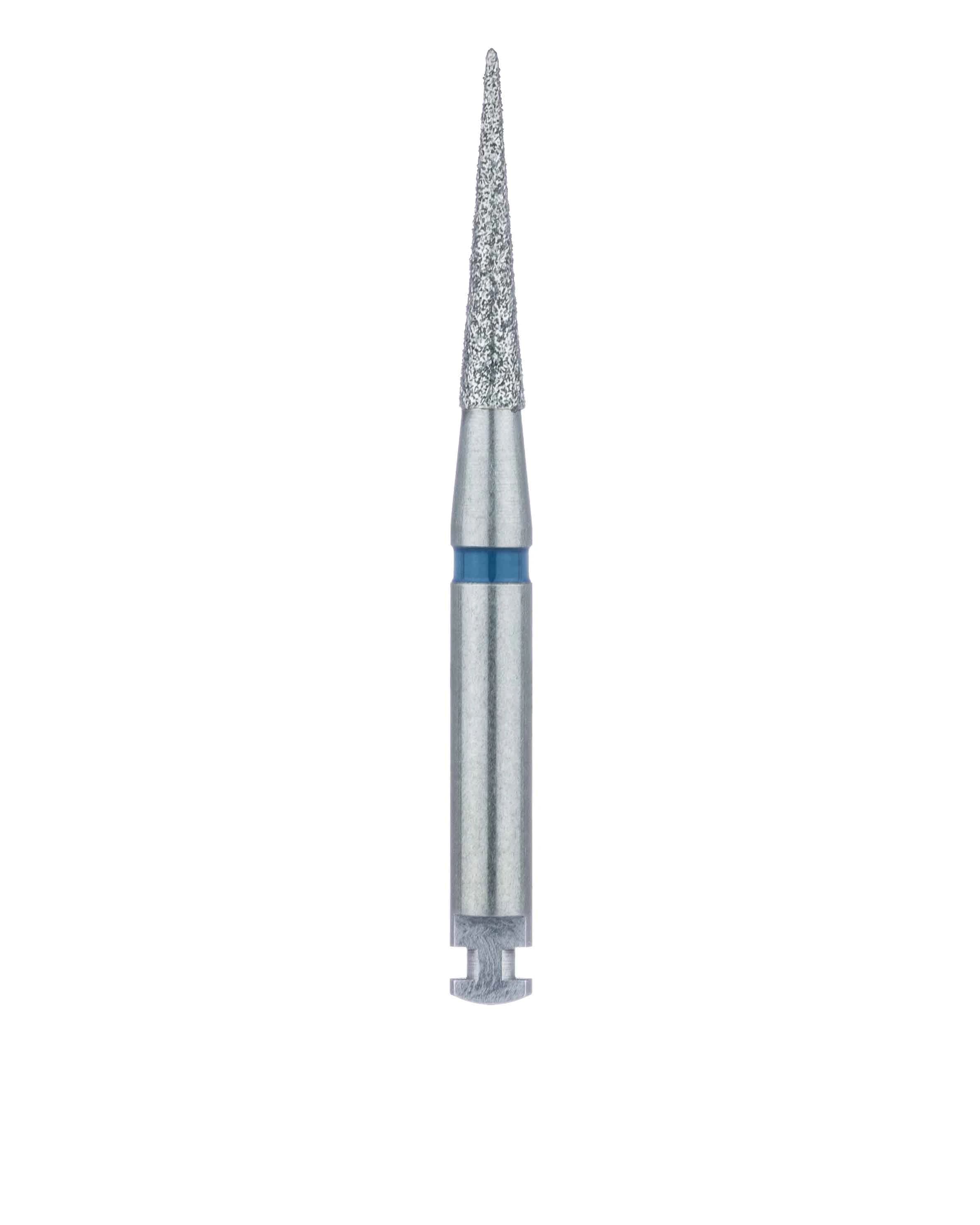 Meisinger 859-018-RA Multi-Use Diamond Bur, Medium Grit, Needle Shape, 1.8mm Head, Right Angle, 5/Pk thumbnail 2
