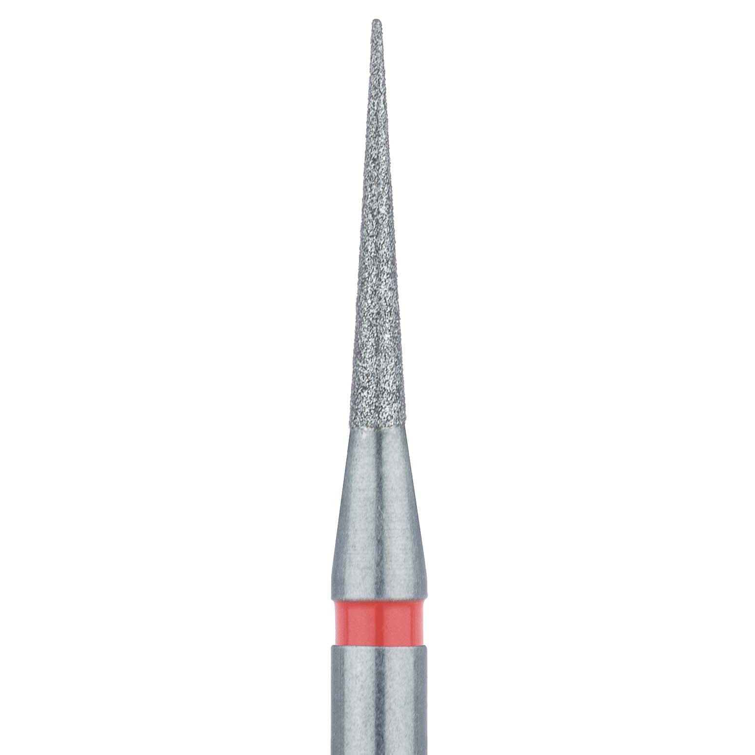 Meisinger 859F-014-RA Fine Diamond Bur, Needle Shape, 1.4 mm Head, 10 mm Working Length, Right Angle, 5/Pk - Meisinger Diamonds 859F-014-RA Fine 5/Pk - Image 1