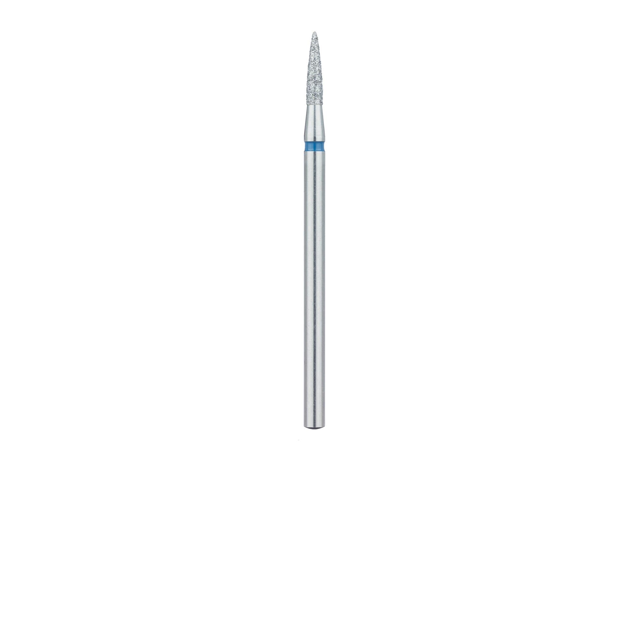Meisinger 862-018-HP Diamond Bur, Medium Grit, Flame Shape, 1.8 mm Diameter, 5/Pack thumbnail 2