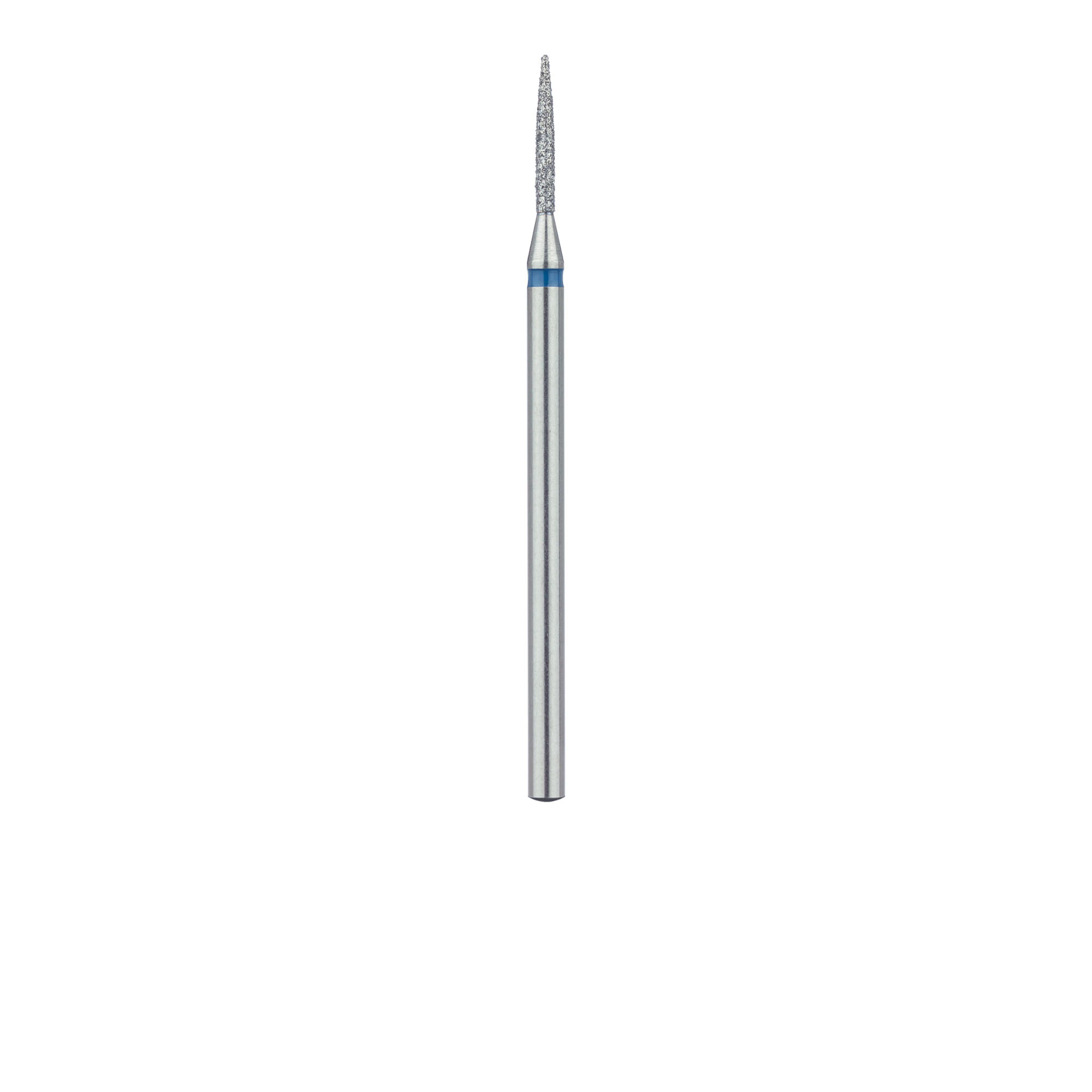 Meisinger Multi-Use Diamond Bur, HP, Long Flame, #863, 1.2 mm, Medium Grit, Blue Ring, 5/Pk, 863-012-HP thumbnail 2
