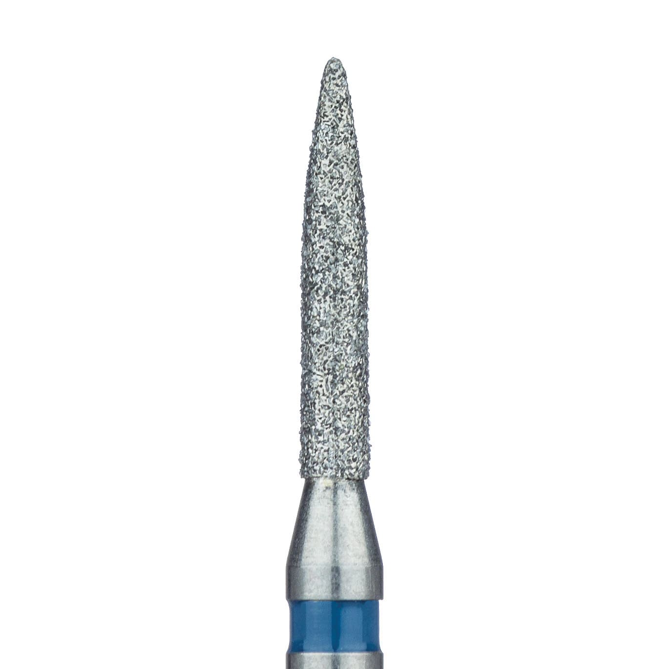Meisinger 863-016-RA Multi-Use Diamond Bur, Medium Grit, Long Flame, 1.6 mm Head, RA Shank, 5/Pk - Meisinger Diamonds 863-016-RA Medium 5/Pk - Image 1