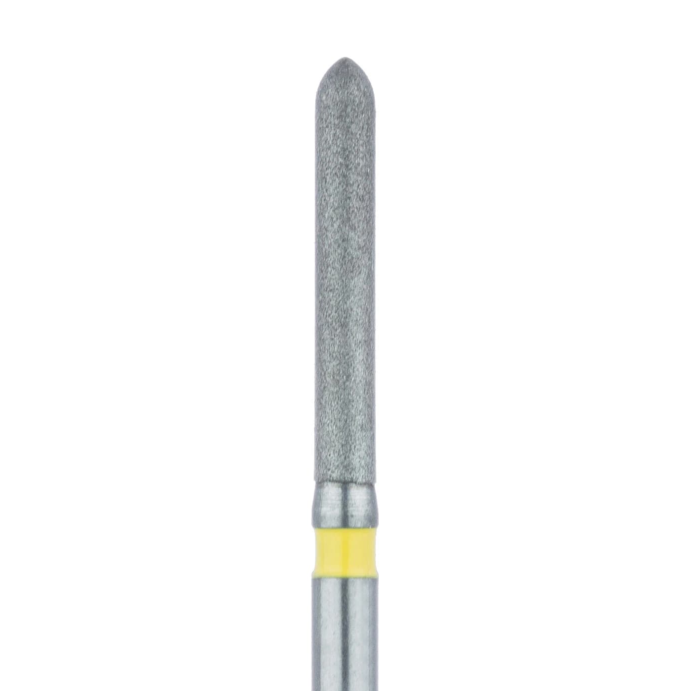 Meisinger 869C-014-FG Diamond Bur, Extra Fine, Torpedo with Beveled Tip, Friction Grip, 1.4 mm, 5/Pack - Meisinger Diamonds 869C-014-FG X-Fine 5/Pk - Image 1
