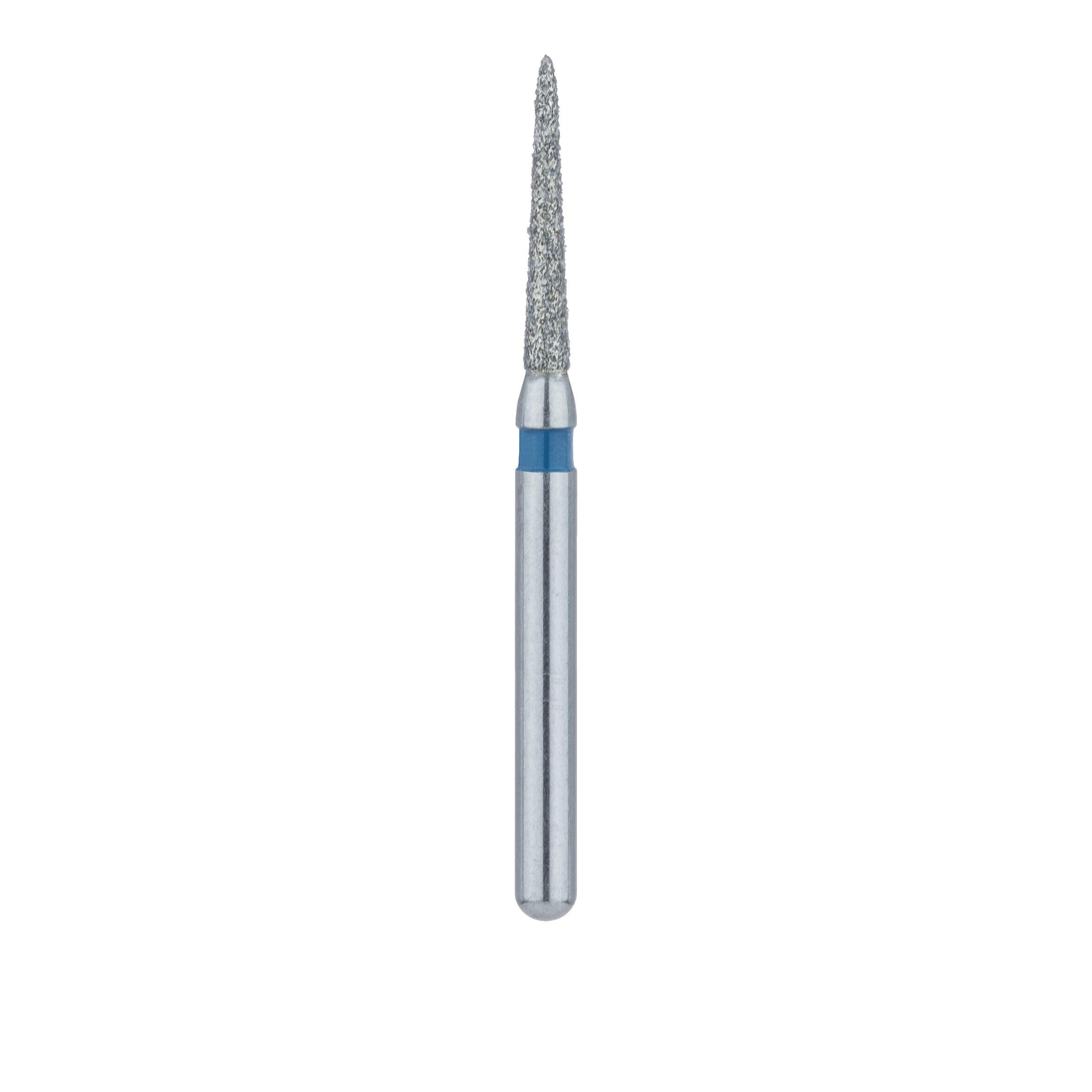 Meisinger Multi-Use Diamond Bur, FG, Modified Chamfer Torpedo, #872, 1.2 mm, Medium Grit, Blue, 5/Pk, 872-012-FG thumbnail 2