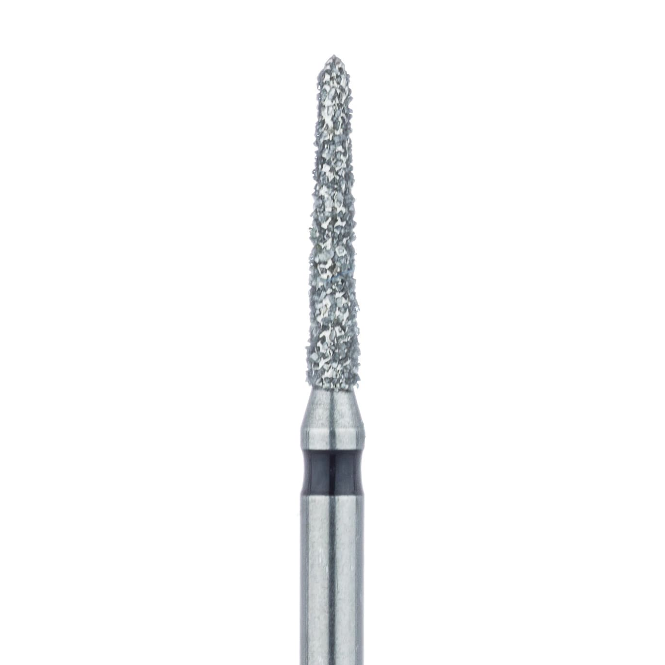 Meisinger 878H-014-FG Diamond Bur, Super Coarse, Black, Tapered Torpedo, FG, 1.4 mm, 5/Pk - Mesiginer Diamonds 878H-014-FG X-Coarse 5/Pk - Image 1
