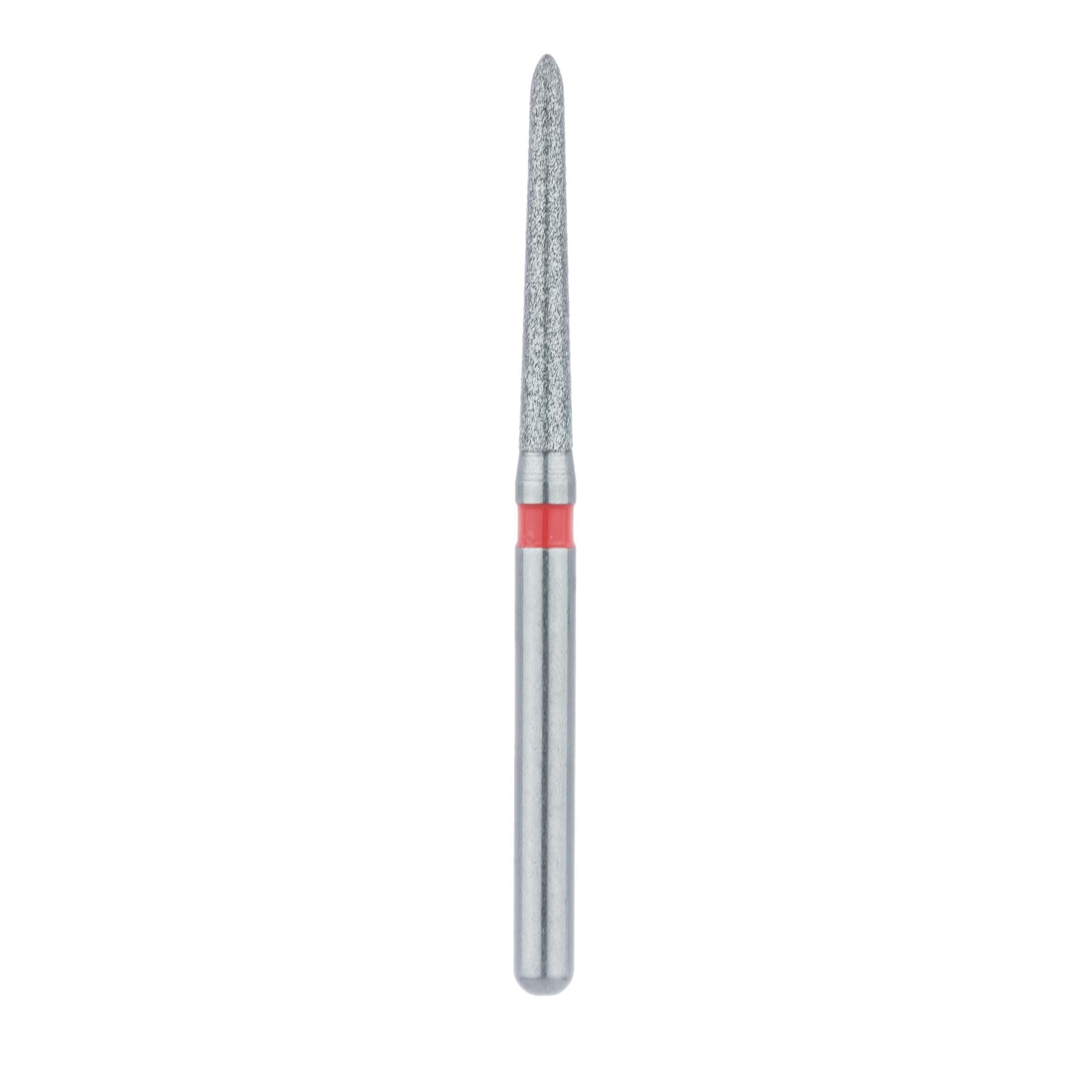 Meisinger 879F-014-FG Fine Diamond Bur, Tapered Torpedo, 1.4 mm, Friction Grip, 5/Pk thumbnail 2
