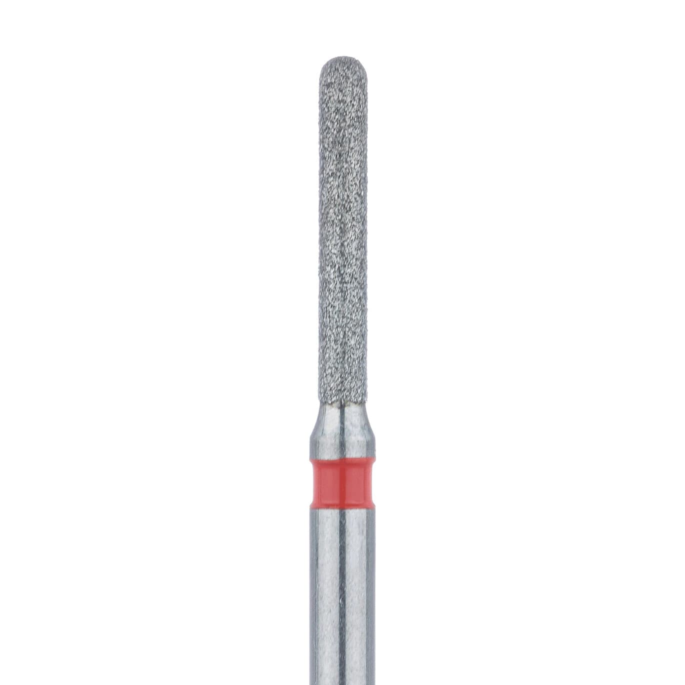 Meisinger FG #881F-012 Fine Round End Cylinder Diamond Bur, 1.2 mm Head, 8 mm Working Length, Friction Grip, 5/Pk - Meisinger FG #881.012 Fine, Round End Cylinder, Diamond Burs, 5/Pk - Image 1