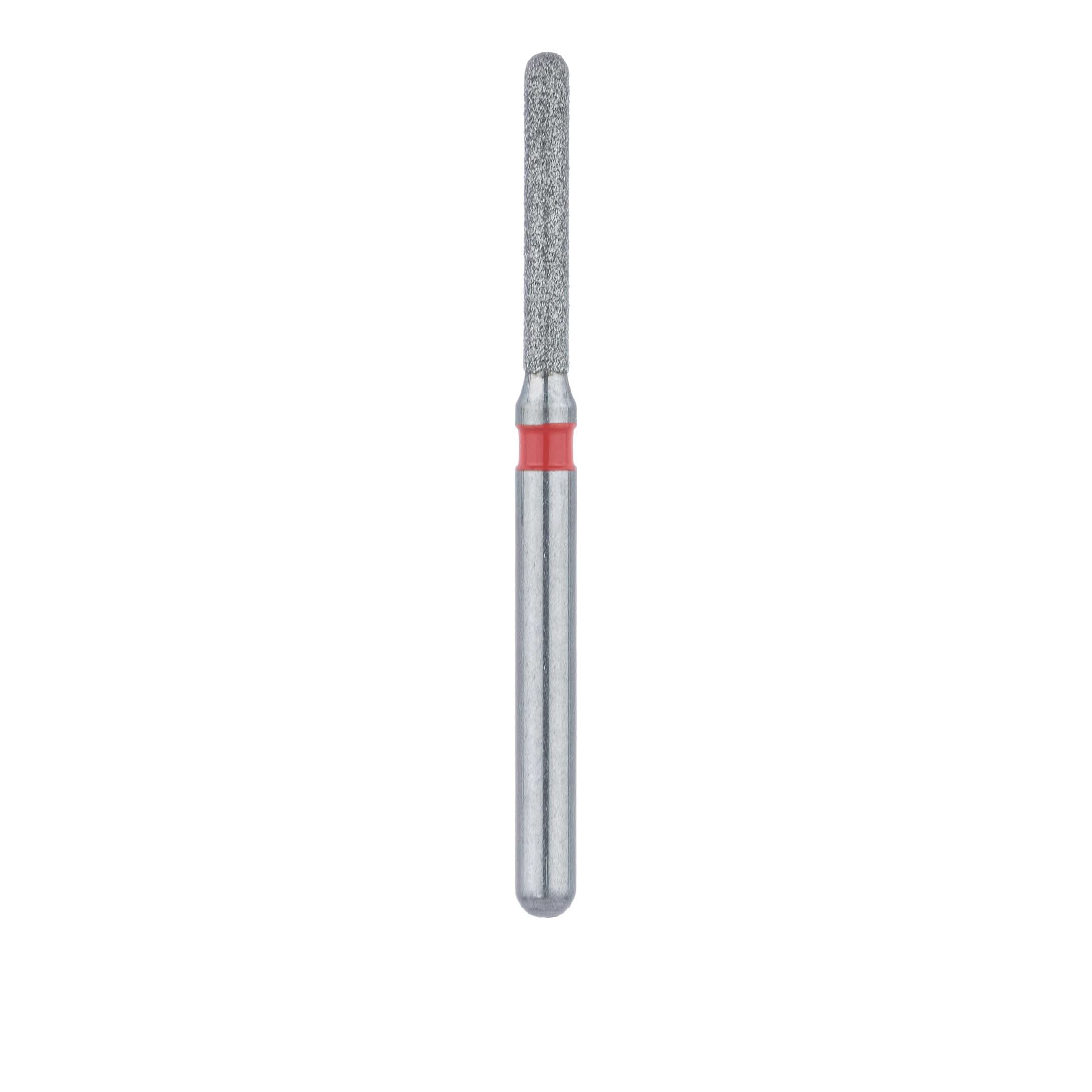 Meisinger FG #881F-012 Fine Round End Cylinder Diamond Bur, 1.2 mm Head, 8 mm Working Length, Friction Grip, 5/Pk thumbnail 2