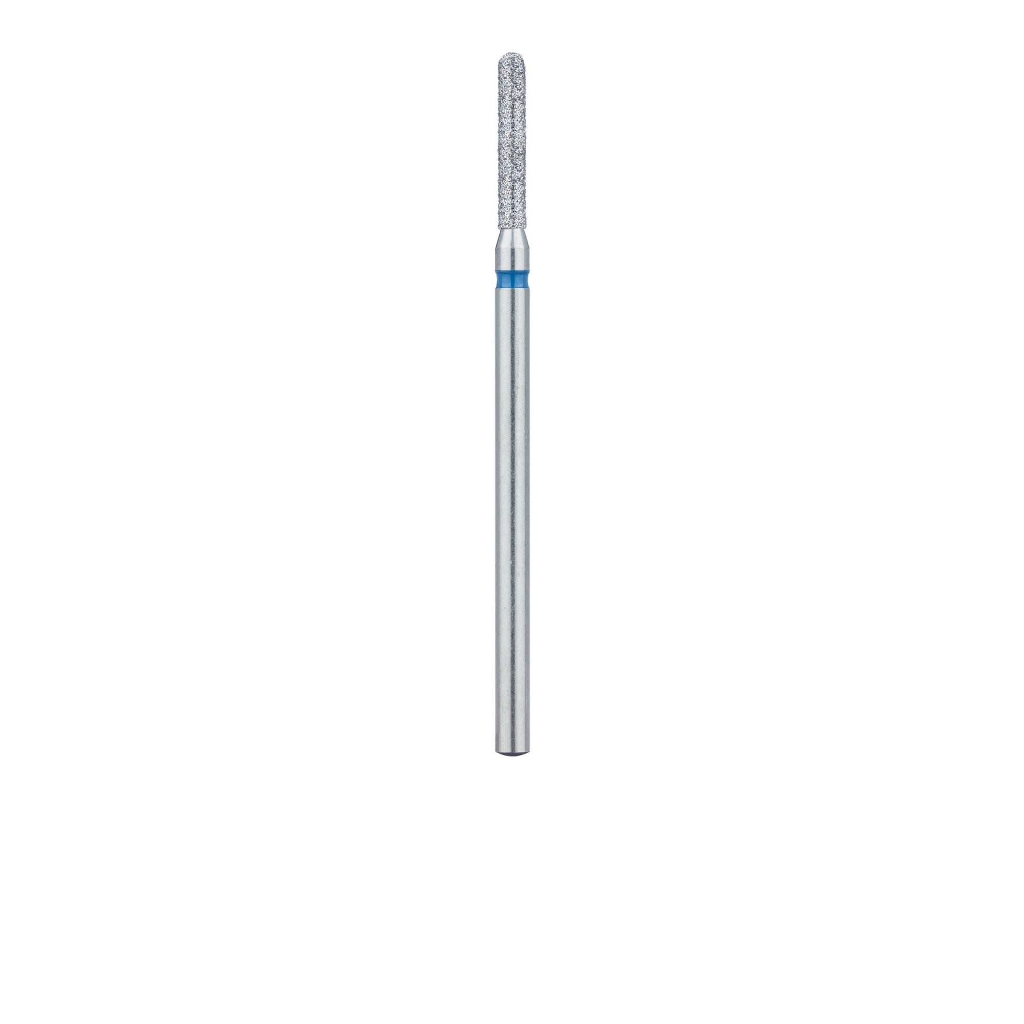 Meisinger 882L-018-HP Diamond Bur, Round End Cylinder, Medium Grit (Blue), Long Shank, 1.8 mm Diameter, 12 mm Working Length, 5/Pack thumbnail 2