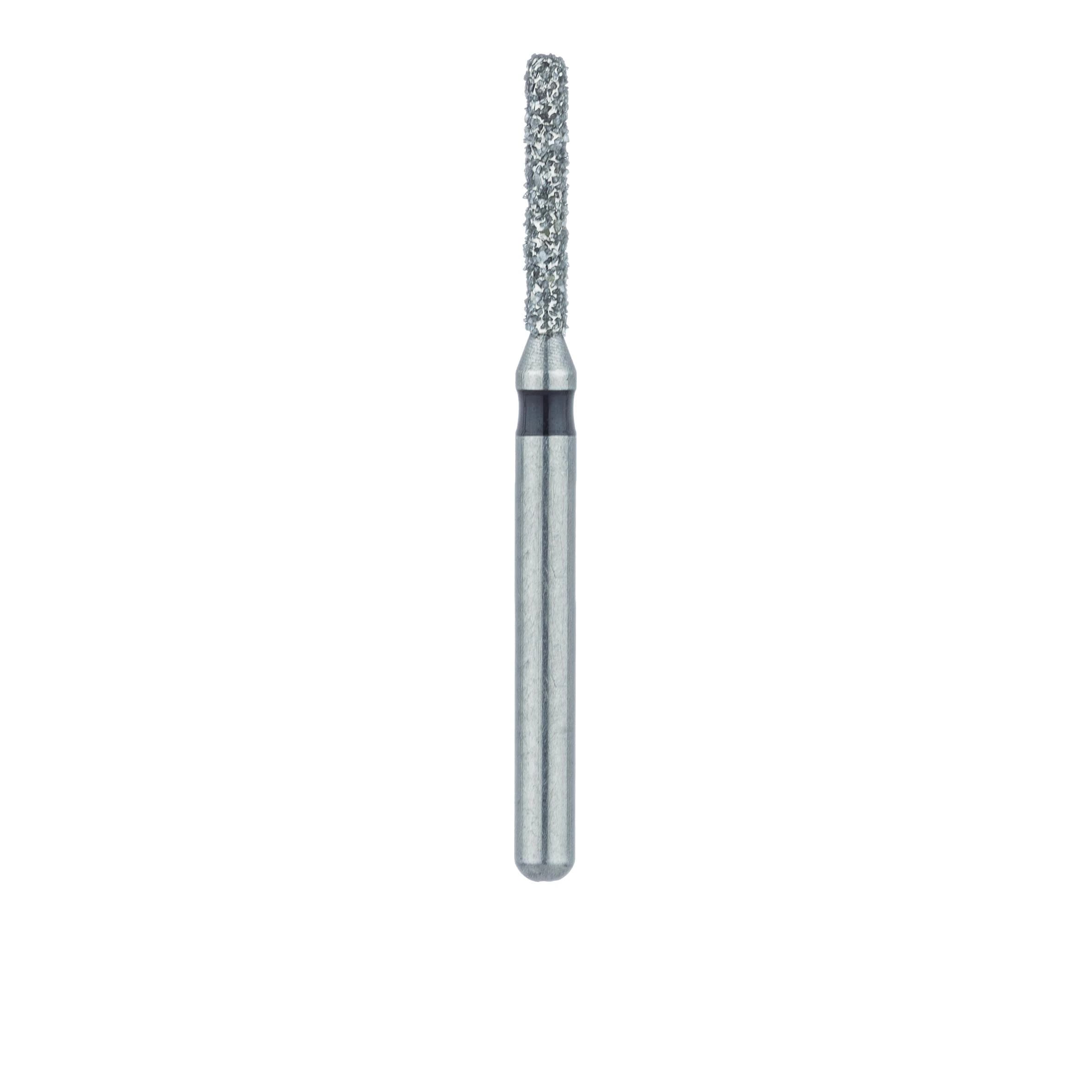 Meisinger 883H-012-FG Diamond Bur, Super Coarse (Black), Round End Cylinder, FG, 1.2 mm Head Diameter, 7.0 mm Head Length, 5/Pkg thumbnail 2