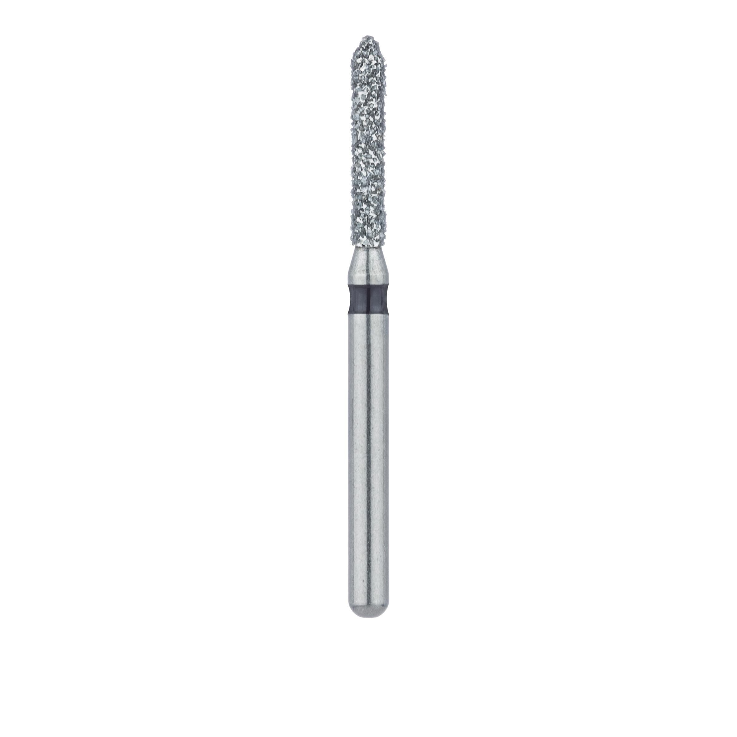 Meisinger 885H-014-FG Diamond Bur, Super Coarse, Pointed Cylinder, Friction Grip, 1.4 mm Head Diameter, 8 mm Working Length, 5/Pack thumbnail 2