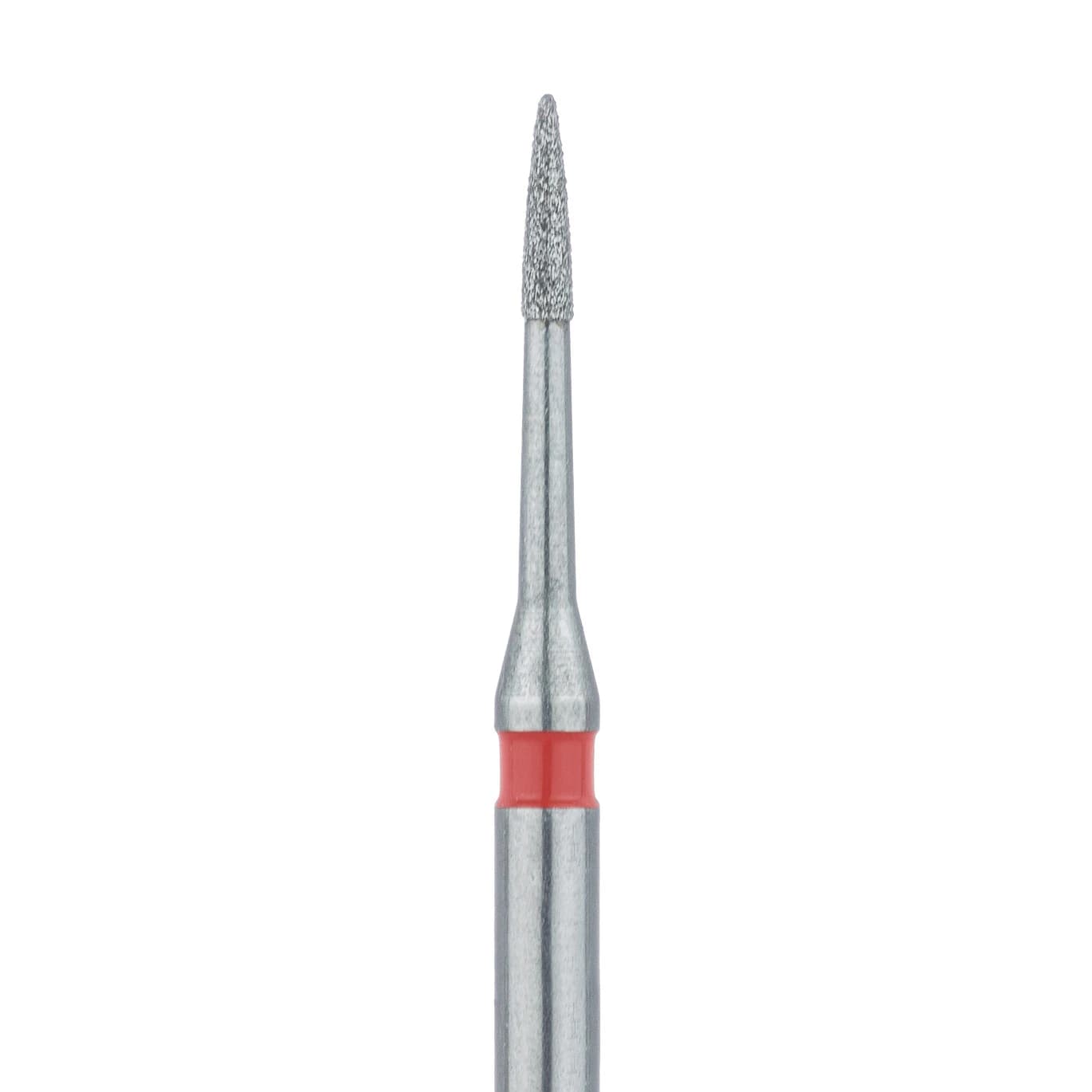 Meisinger Multi-Use Diamond Bur, Friction Grip, Short Flame, Fine (Red), 0.9 mm, 5/Pk, 889LF-009-FG - Multi-Use Diamond Bur, Friction Grip, Short Flame, 889LF, 0.9 mm, Fine, Red, 5/Pk, 889LF-009-FG - Image 1
