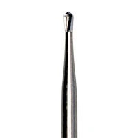 Meisinger FG Carbide Bur #332, Round-End Pear, Friction Grip, Clinic Pack of 100, C0332FG - Meisinger FG Carbide Burs - Clinic-Packs - #332 - Image 1
