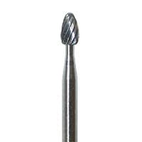 Meisinger FG Trimming & Finishing Carbide Burs, Fine, 8-12 Flutes, Football Shape, #7404, 100/Box - Meisinger FG Trimming & Finishing Burs - Fine/8-12 Flutes - #7404 - Clinic-Pack - Image 1