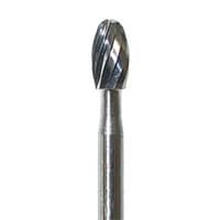 Meisinger FG Trimming & Finishing Carbide Bur, 8-12 Flutes (Fine), #7408, Egg/Football Shape, Friction Grip, Clinic-Pack of 100 - Meisinger FG Trimming & Finishing Burs - Fine/8-12 Flutes - #7408 - Clinic-Pack - Image 1
