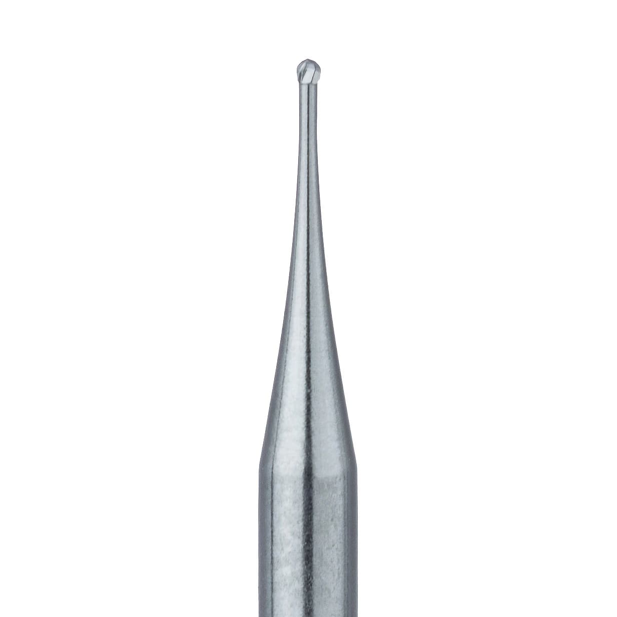 Meisinger HM1-005-RA Operative Tungsten Carbide Bur, Round, #1/4, 0.5 mm Head, Right-Angle Latch Shank, 5/Pk - Operative Tungsten Carbide Bur, Right-Angle, Round, 1/4, 0.5 mm, 5/Pk, HM1-005-RA - Image 1