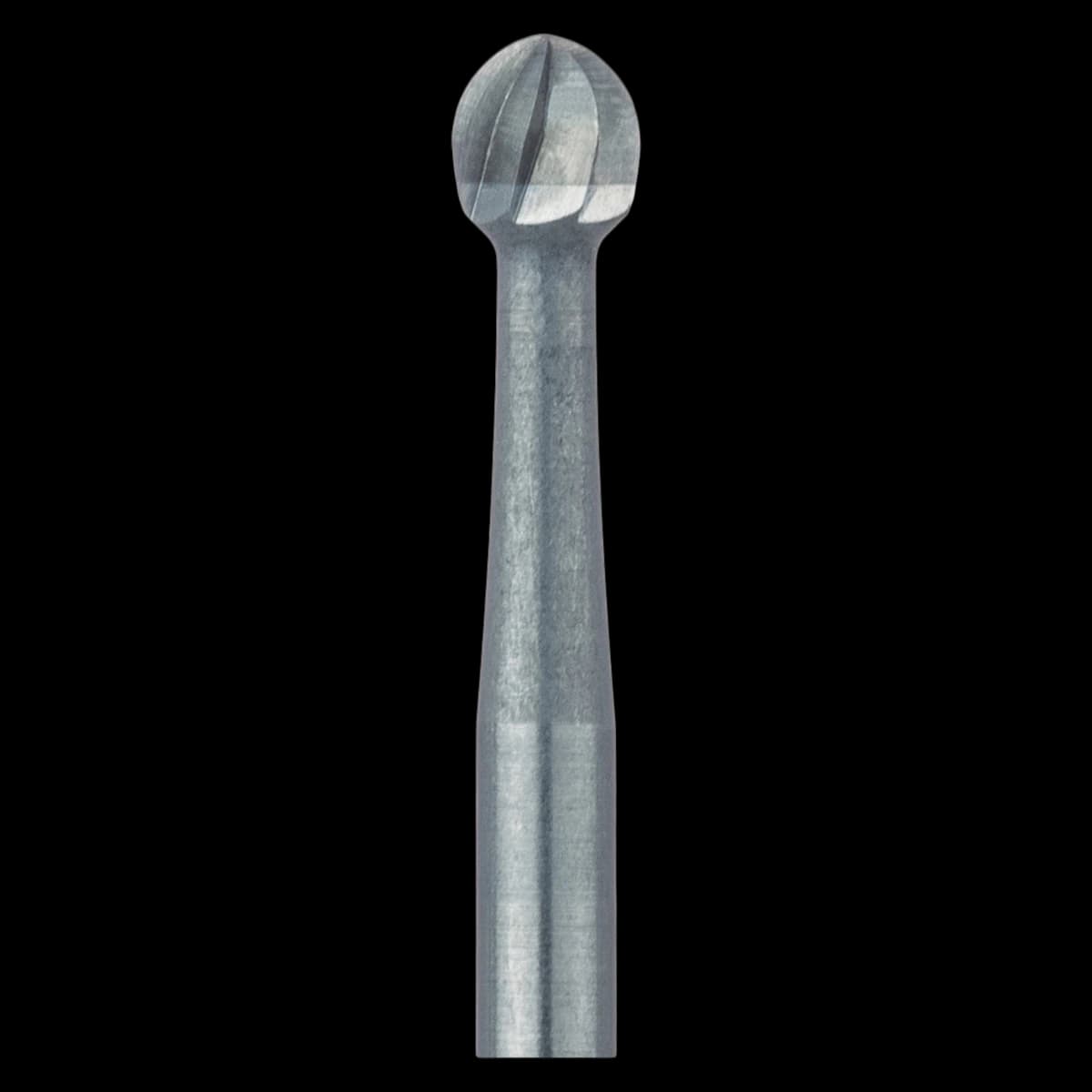 Meisinger Tungsten Carbide Bur HM1-021-FG, Round #7, Friction Grip, 2.1 mm Diameter, 5/Pkg - Tungsten Carbide Burs – HM 1 Round FG, 5/Pkg - Size #7, 2.1 mm Diameter - Image 1