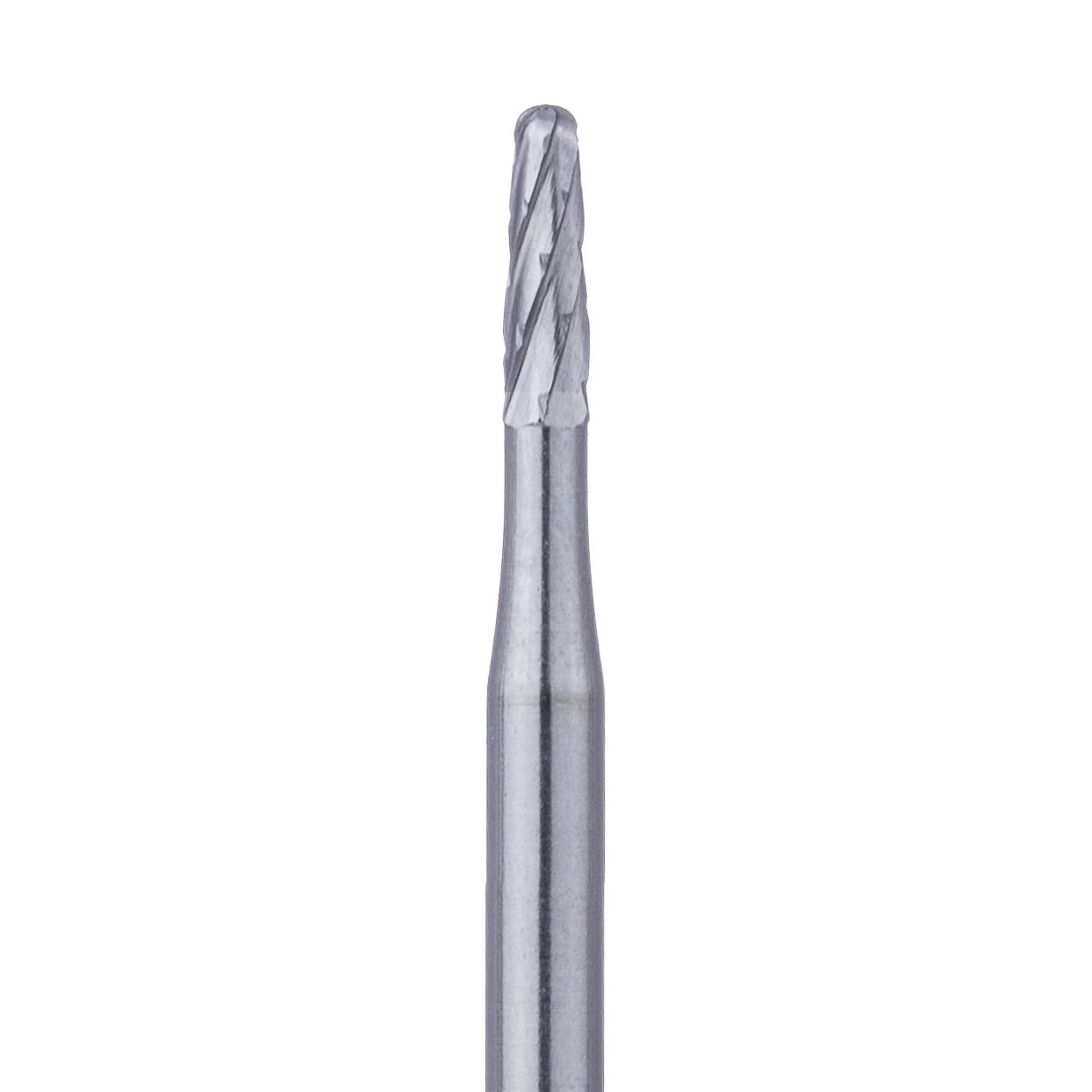 Meisinger Tungsten Carbide Bur, Crown Cutter, FG, #HM23RX-012 (701E), 1.2 mm, 5/Pkg - Tungsten Carbide Burs for Metal Cutting – Crown Cutter, FG, 5/Pkg - HM23RX - Image 1