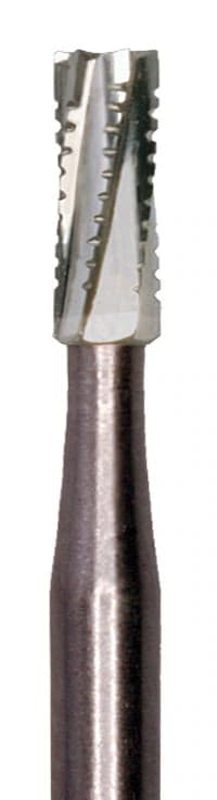 Meisinger Operative Tungsten Carbide Bur, #560, X-Cut Fissure, Cylinder, 1.6 mm, HP, 5/Pk, HM31-016-HP - Operative Tungsten Carbide Burs, HP, Cylinder, # 560, 1.6 mm, 5/Pk, HM31-016-HP - Image 1