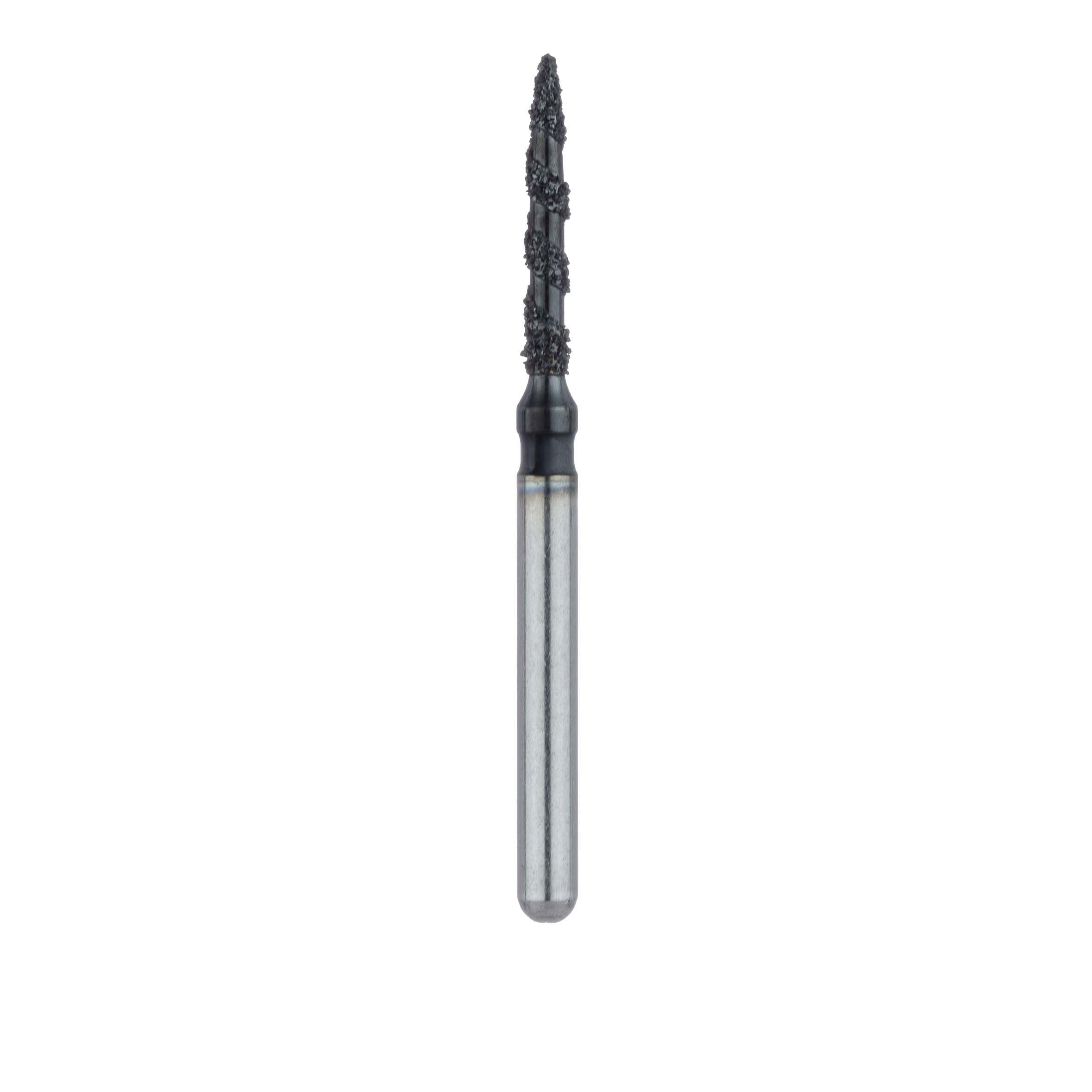 Meisinger Black Cobra Diamond Bur, FG, Super Coarse, Flame, 1.2mm, B862-012, 5/Pack thumbnail 2