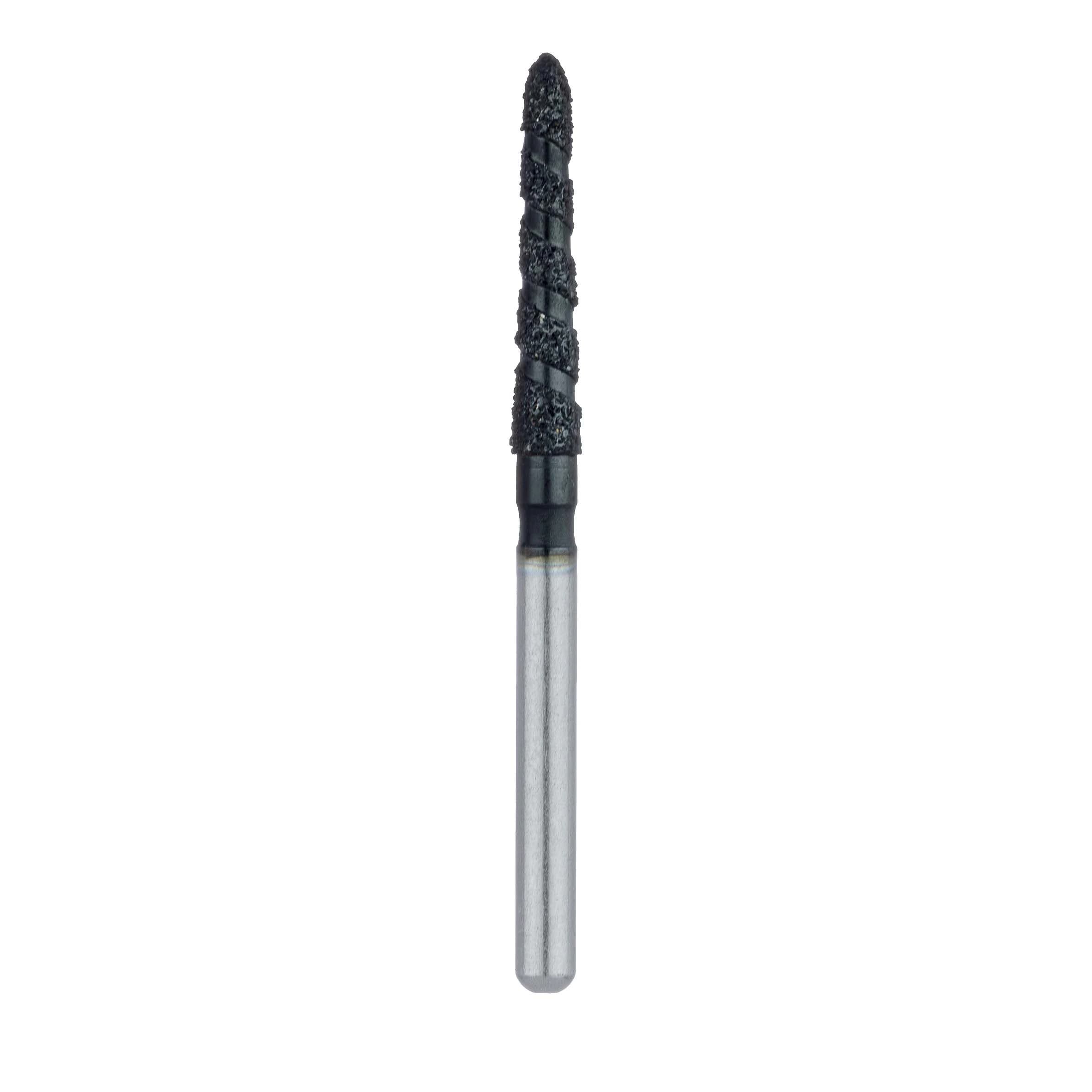 Meisinger Black Cobra Diamond Bur, FG, Super Coarse, Long Modified Chamfer, 1.8mm, B879-018, 5/Pack thumbnail 2