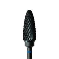 Meisinger Black Cobra Tungsten Carbide Lab Cutter, B251G-060, HP, 6.0 mm Diameter, 14.7 mm Head Length, Coarse, Blue Ring - Black Cobra Tungsten Carbide Cutters - Medium Cutter – B251G-060, HP, 6.0 mm Diameter, 14.7 mm Head Length, Blue Ring - Image 1