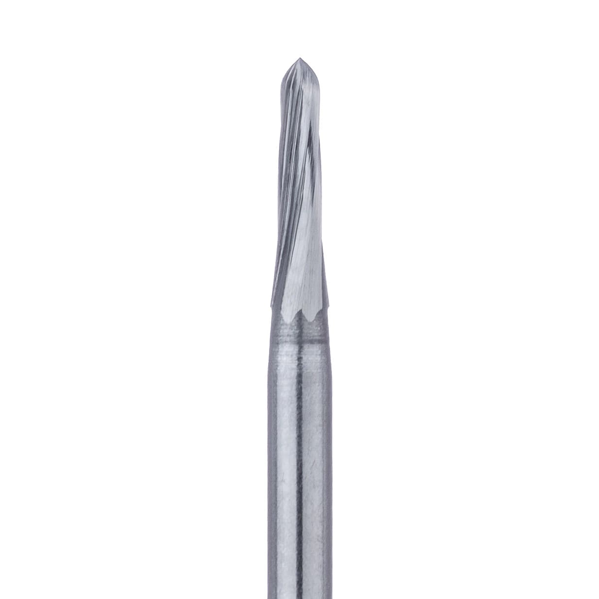 Meisinger FG Trimming & Finishing Carbide Burs, Fine/8-12 Flutes, 1.4mm, Torpedo Tapered, 5/Pack, HM243K-014 - Meisinger FG Trimming & Finishing Burs - Fine/8-12 Flutes - 1.4mm -  Torpedo Tapered - Image 1